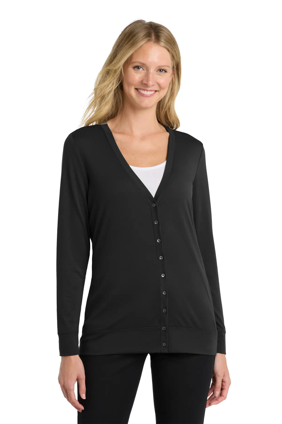 Port Authority Women's Concept Cardigan. in Black