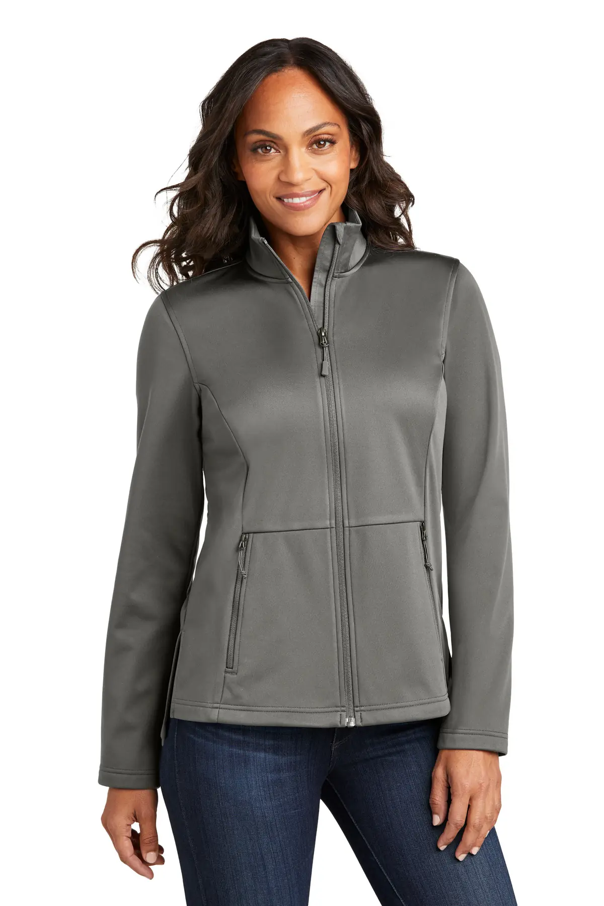 Port Authority Women's Flexshell Jacket in Smoke Grey