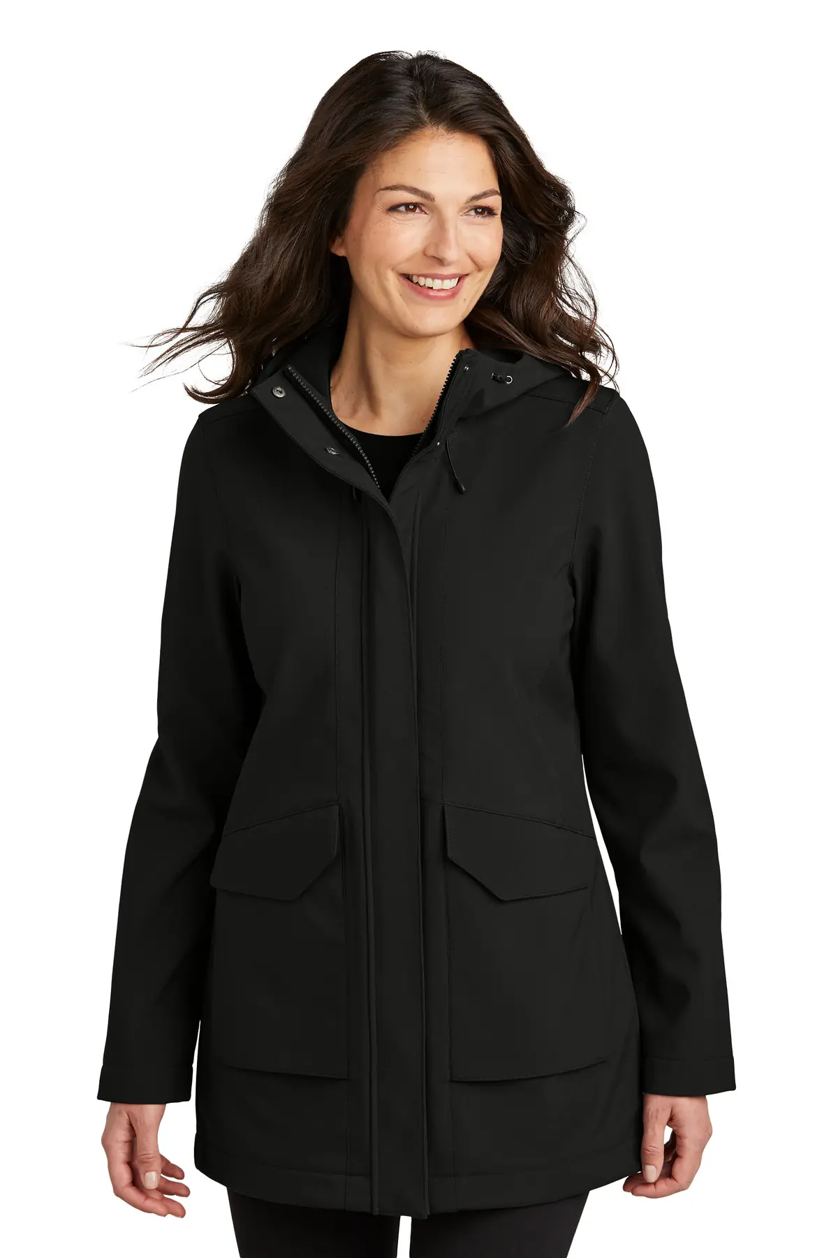 Port Authority Women's Collective Outer Soft Shell Parka in Deep Black