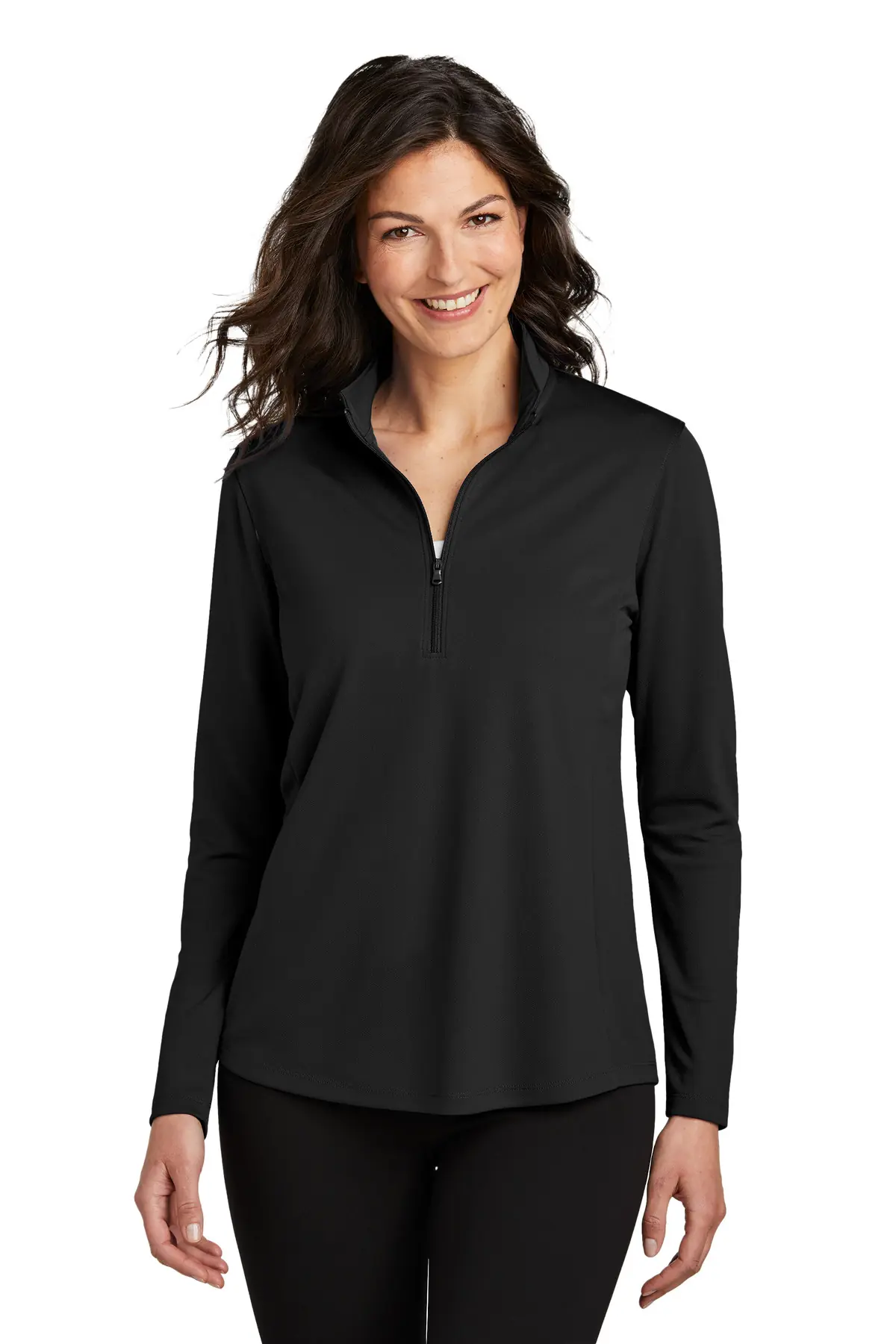 Port Authority Women's Dry Zone UV Micro-Mesh 1/4-Zip