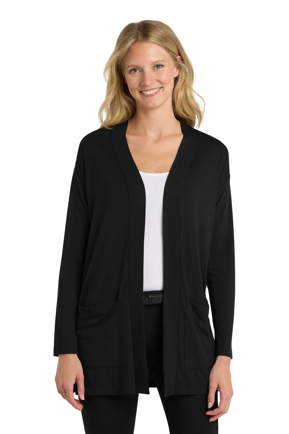 Port Authority Women's Concept Long Pocket Cardigan .