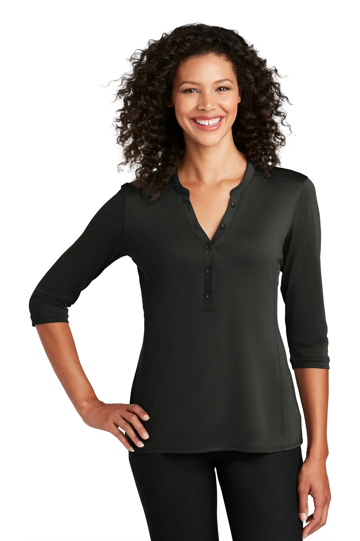Port Authority Women's UV Choice Pique Henley