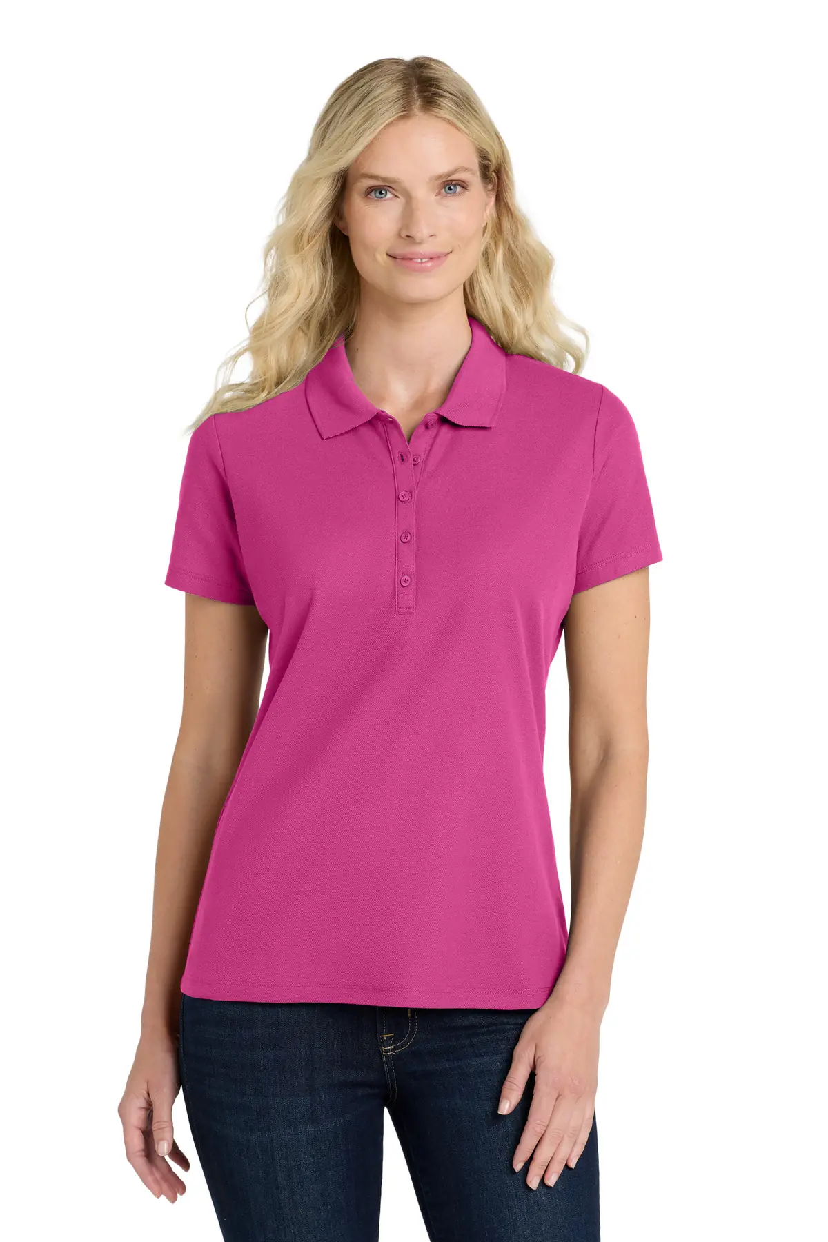 Port Authority Women's SuperPro React Polo.