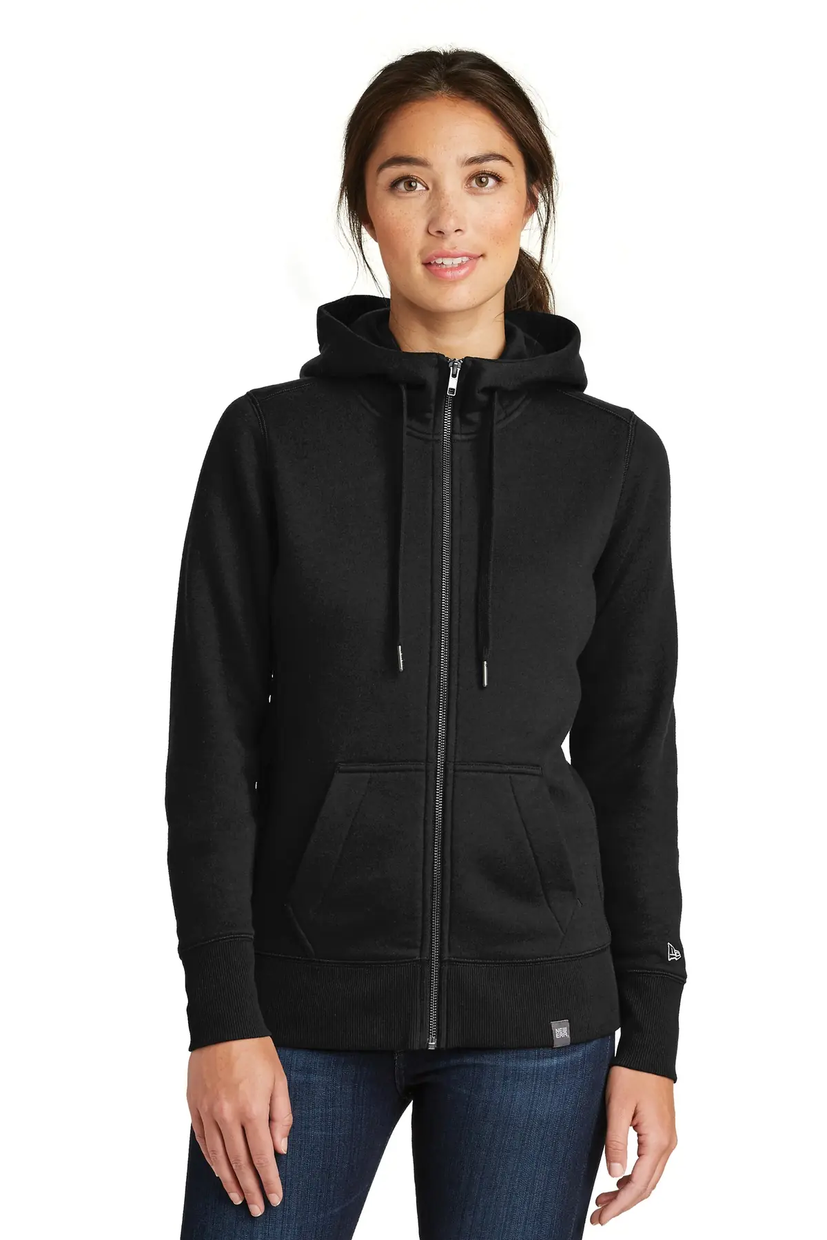 New Era Women's French Terry Full-Zip Hoodie.