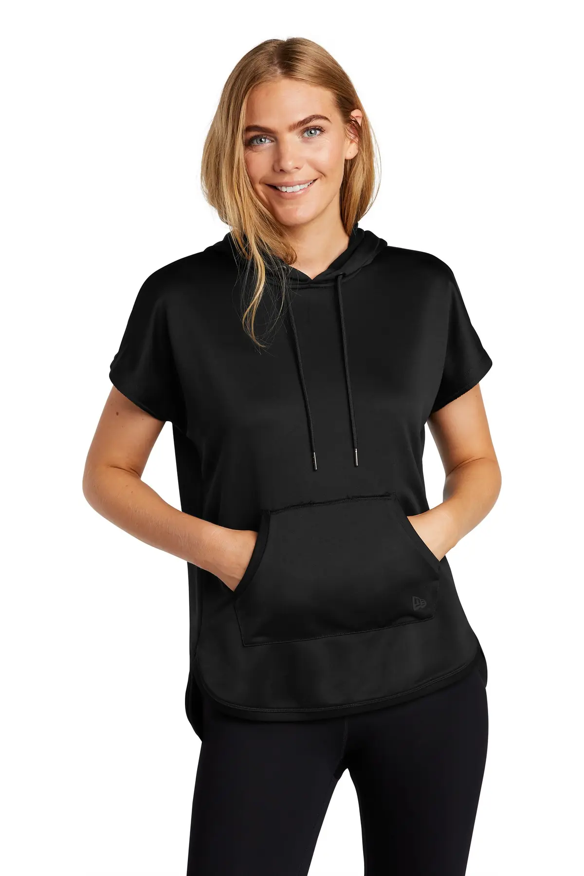 New Era Women's Performance Terry Short Sleeve Hoodie