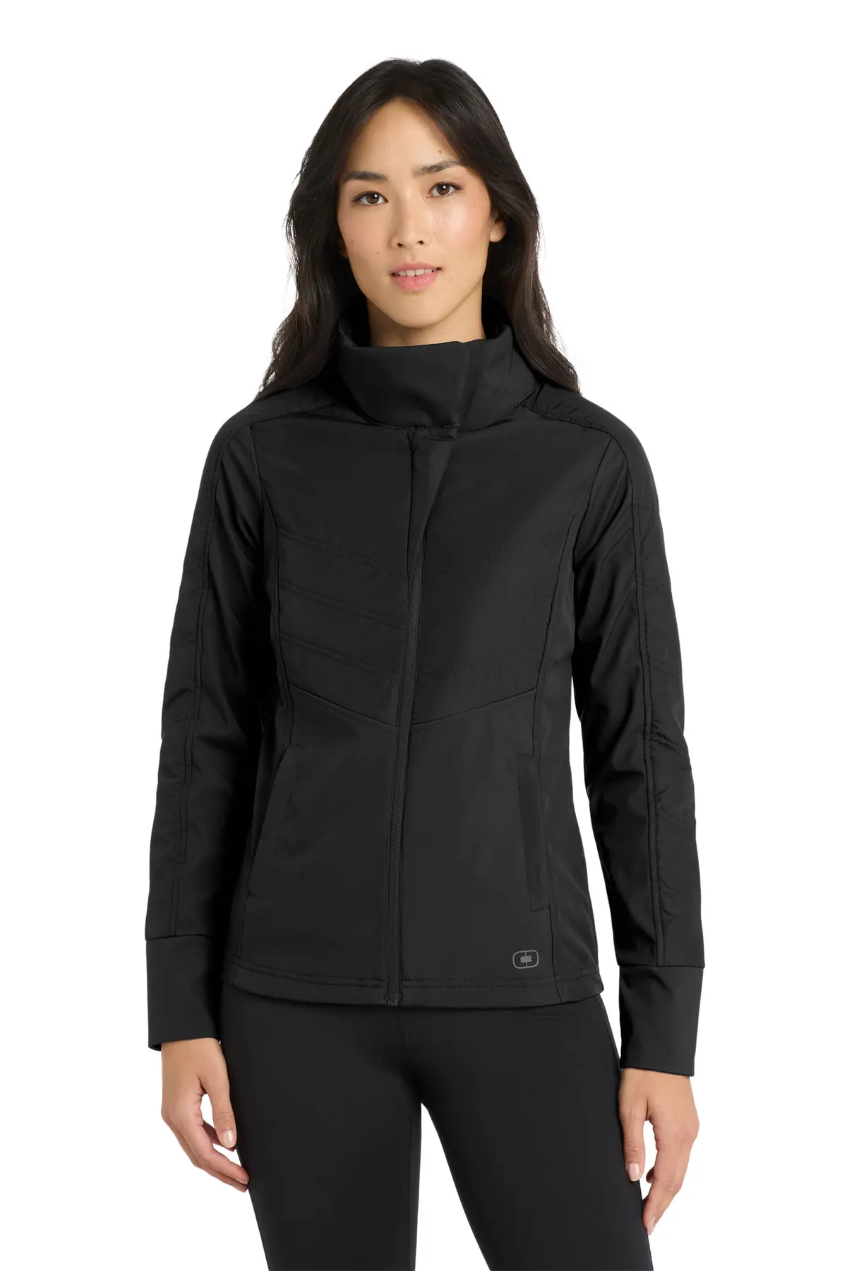 OGIO Women's Brink Soft Shell. in Blacktop