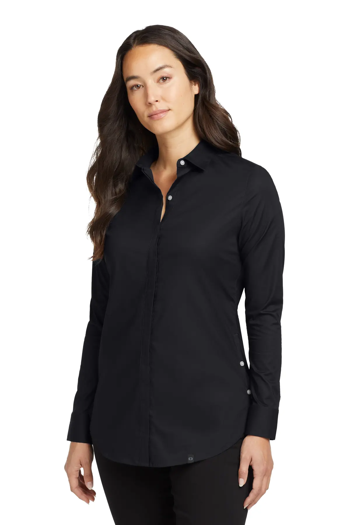 OGIO Women's Commuter Woven Tunic. in Blacktop