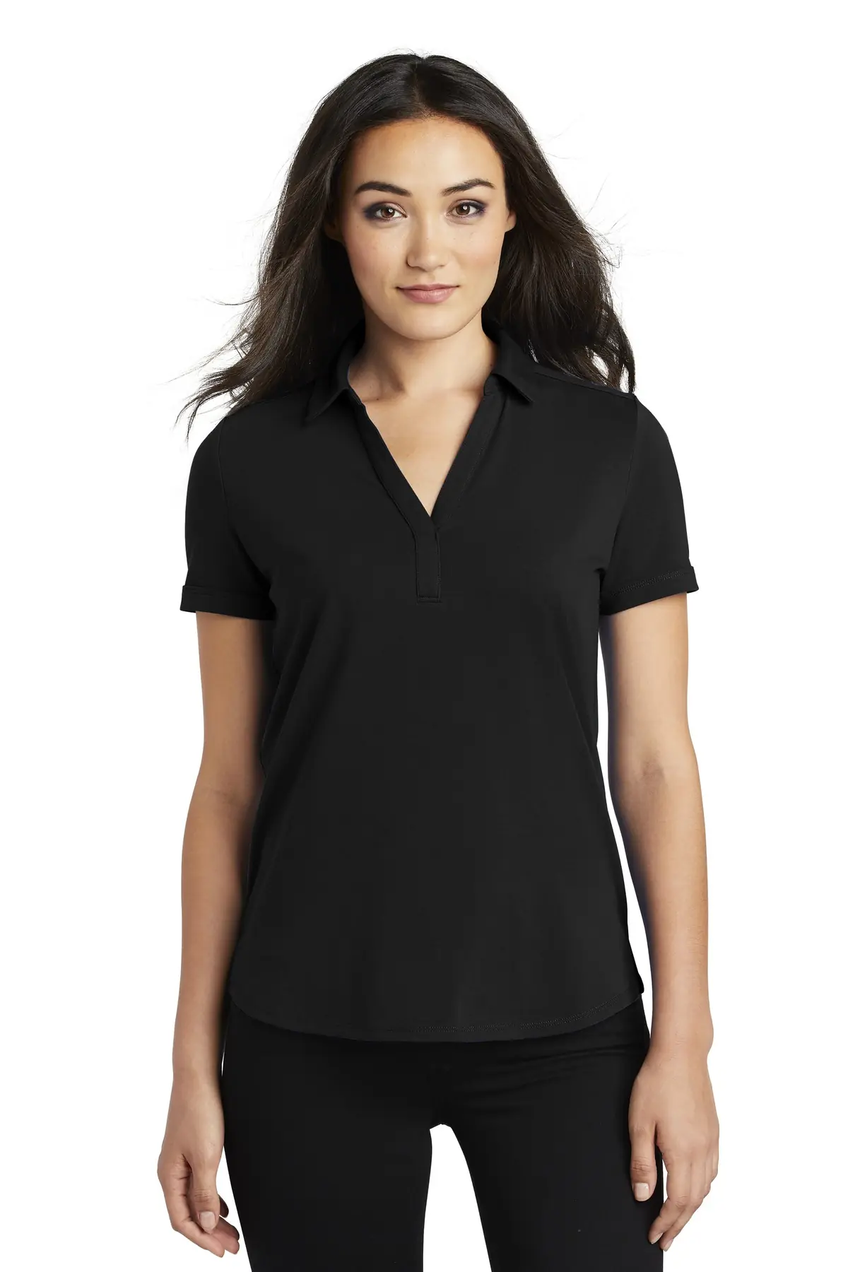 OGIO Women's Limit Polo. in Blacktop
