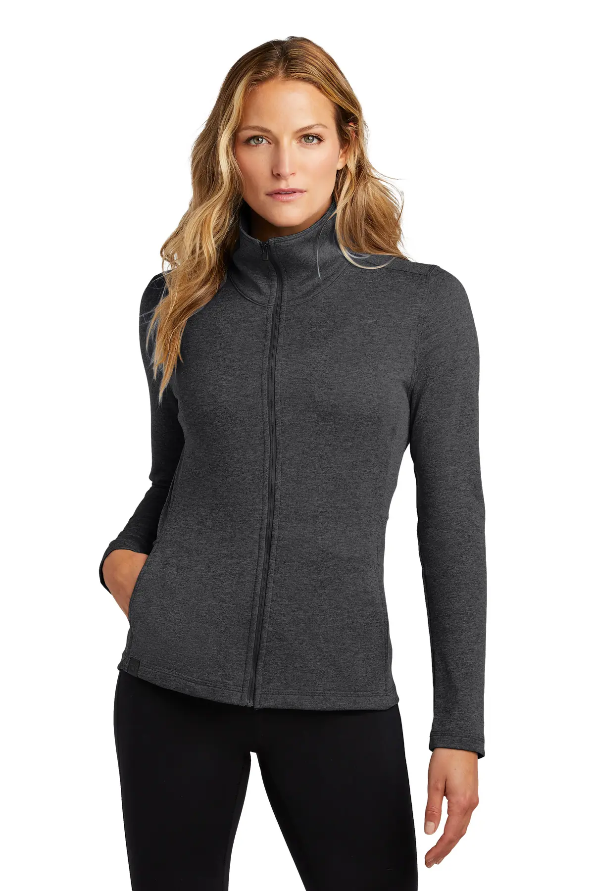 OGIO Women's Pixel Full-Zip. in Blacktop