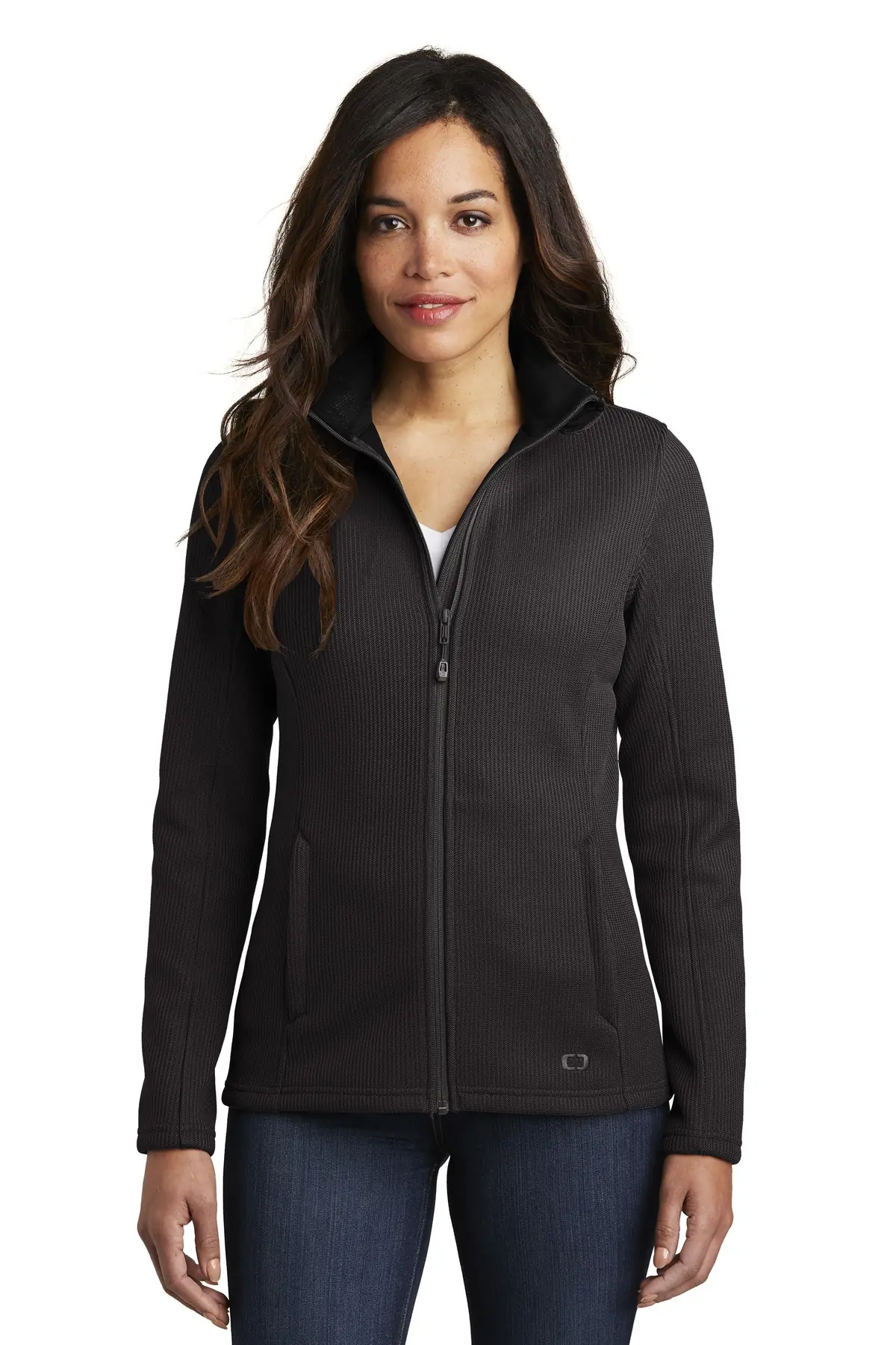 OGIO Women's Grit Fleece Jacket. in Blacktop