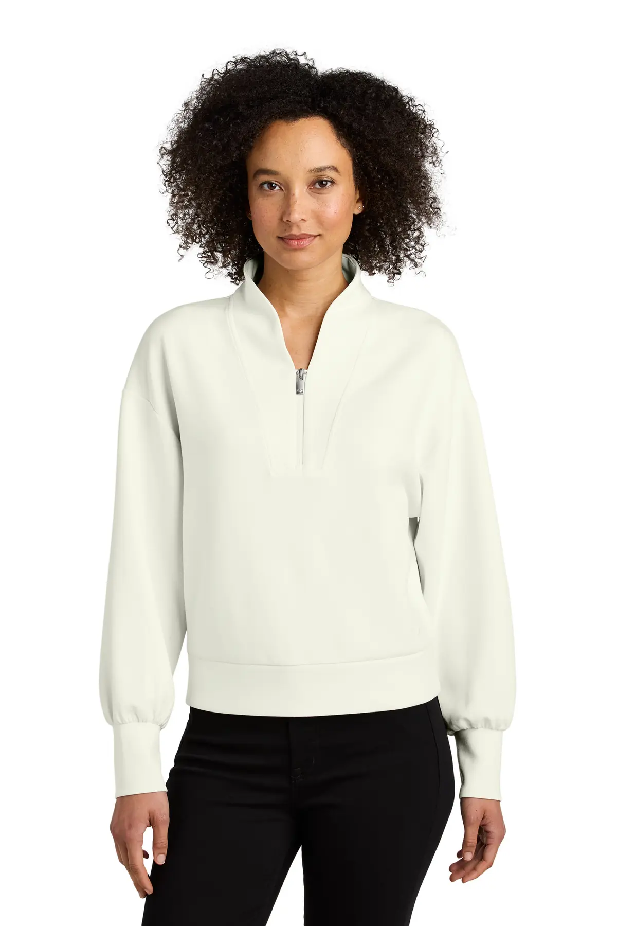 OGIO Women's Transcend 1/4-Zip in Opal White