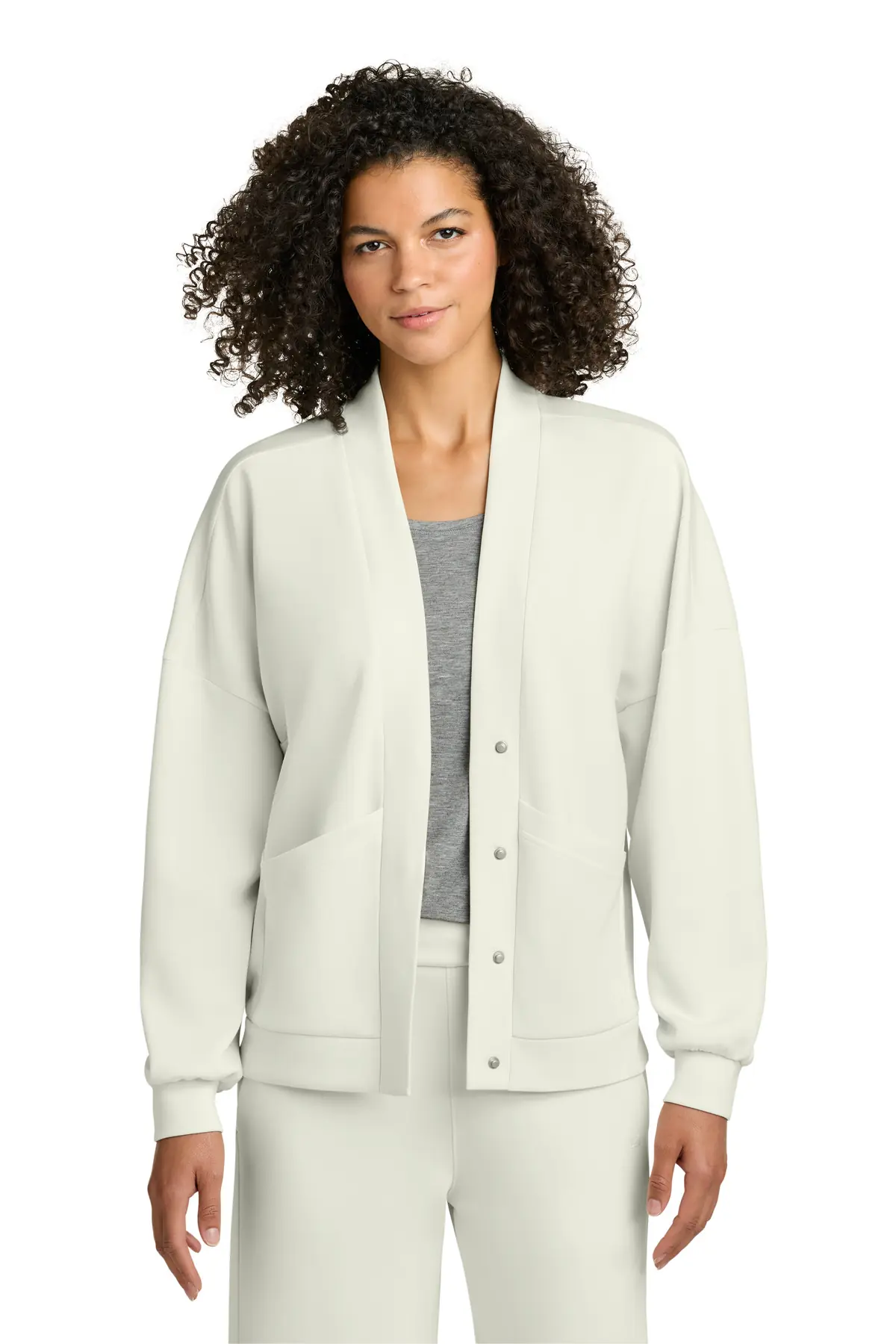 OGIO Women's Transcend Cardigan in Opal White