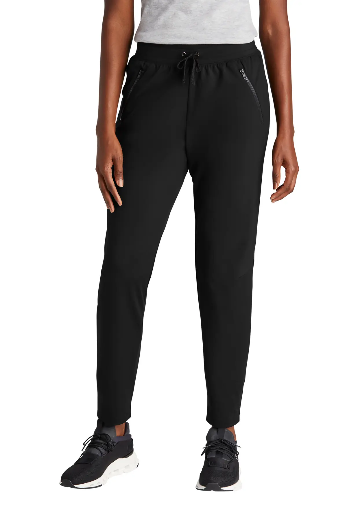 Sport-Tek Women's Circuit Jogger in Deep Black