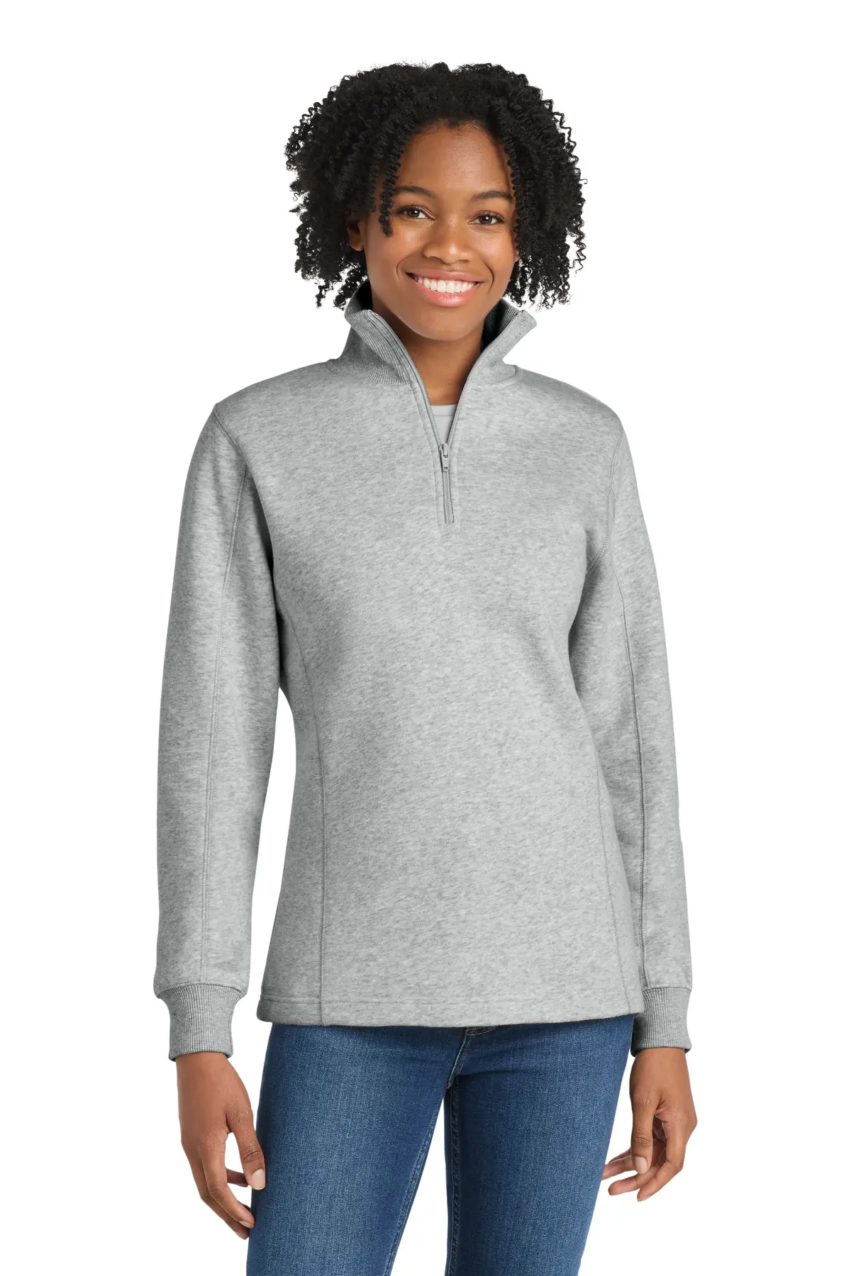 Sport-Tek Women's 1/4-Zip Sweatshirt.