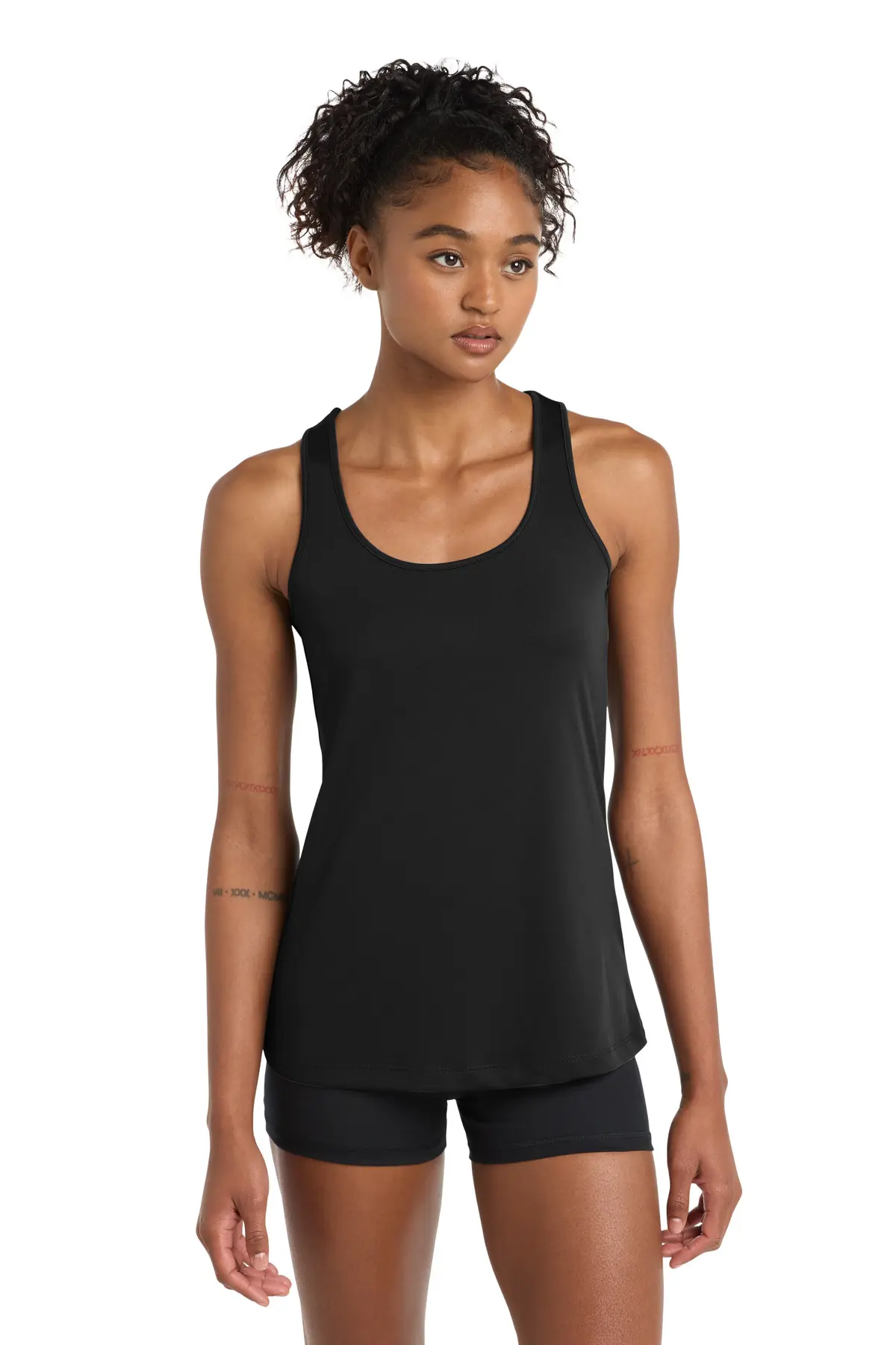 Sport-Tek Women's PosiCharge Competitor Racerback Tank. in Black