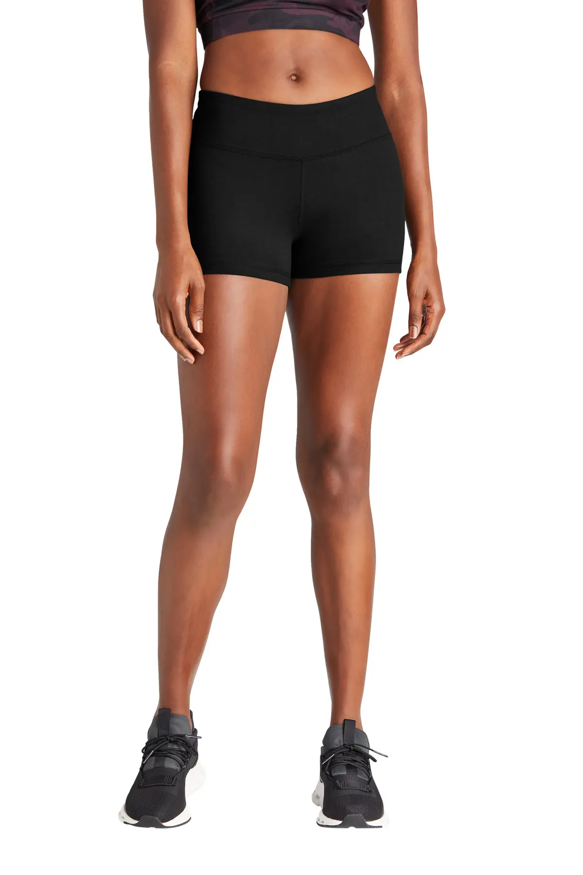Sport-Tek Women's Interval 3 Short in Black