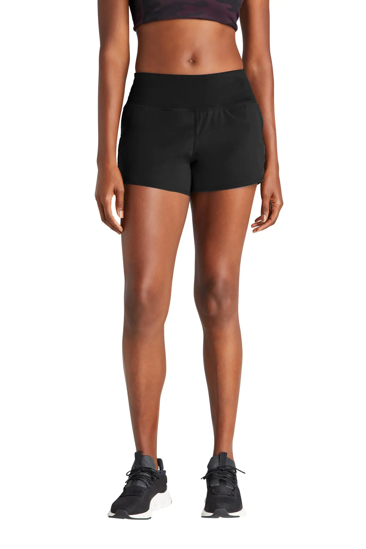 Sport-Tek Women's Repeat Short in Black