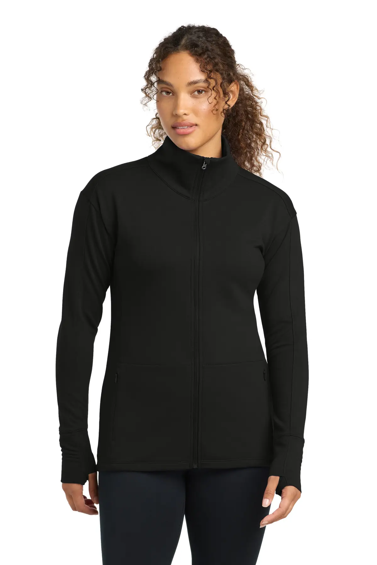 Sport-Tek Women's Sport-Wick Flex Fleece Full-Zip.