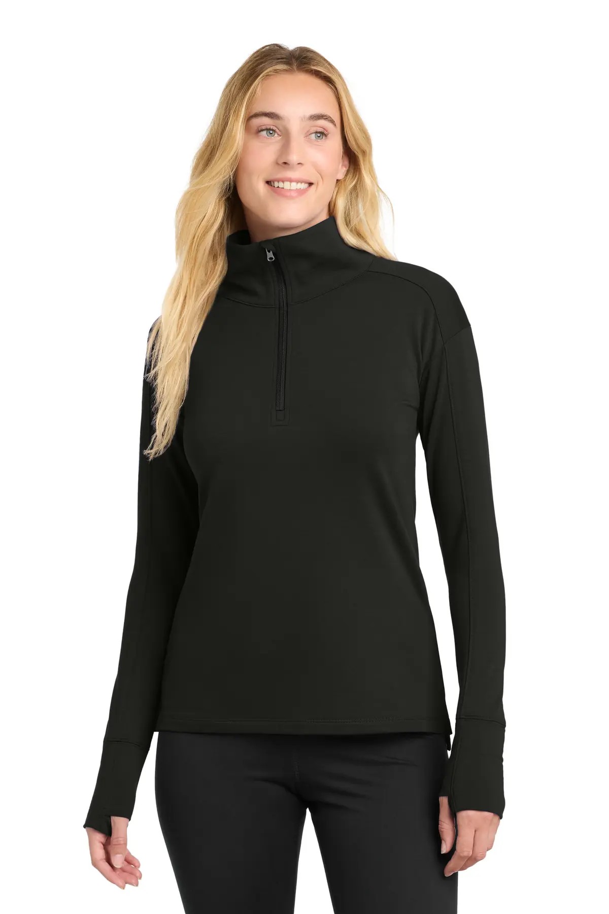 Sport-Tek Women's Sport-Wick Flex Fleece 1/4-Zip.