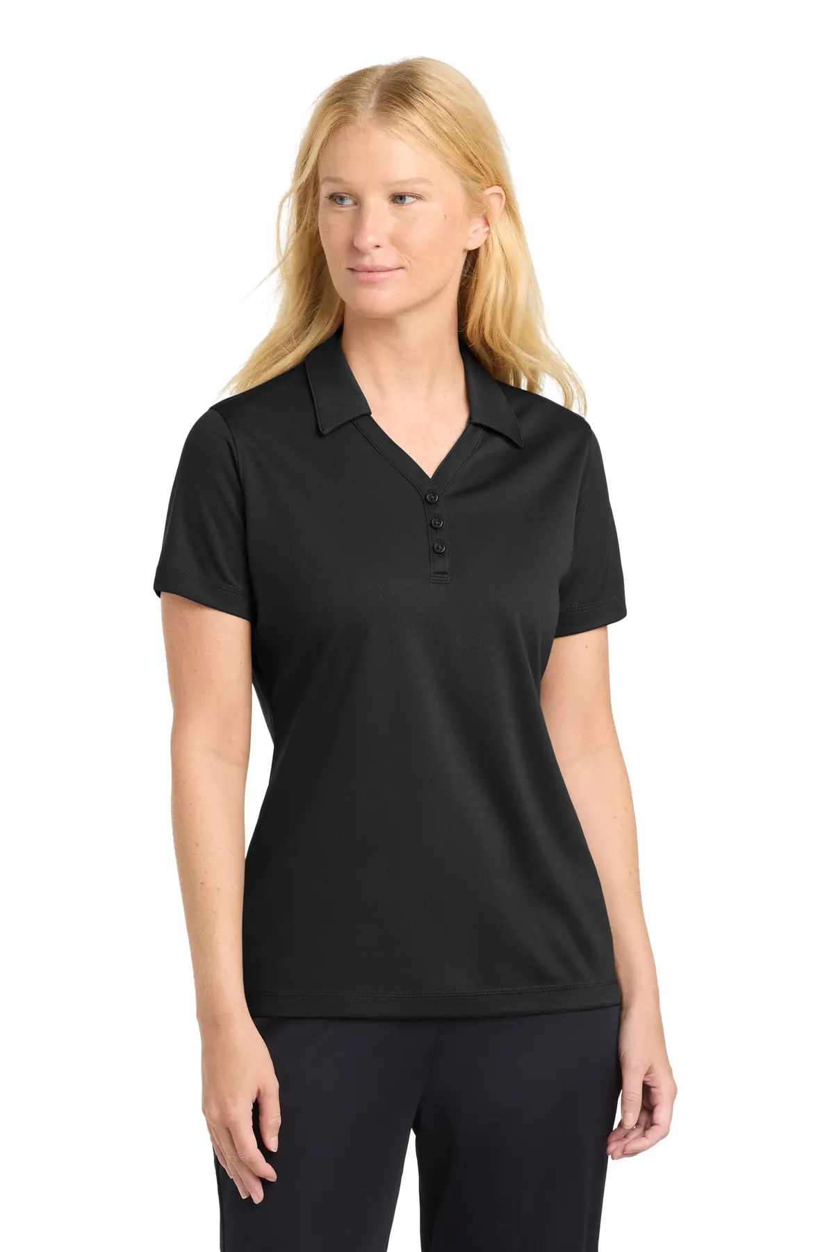 Sport-Tek Women's PosiCharge Micro-Mesh Polo.