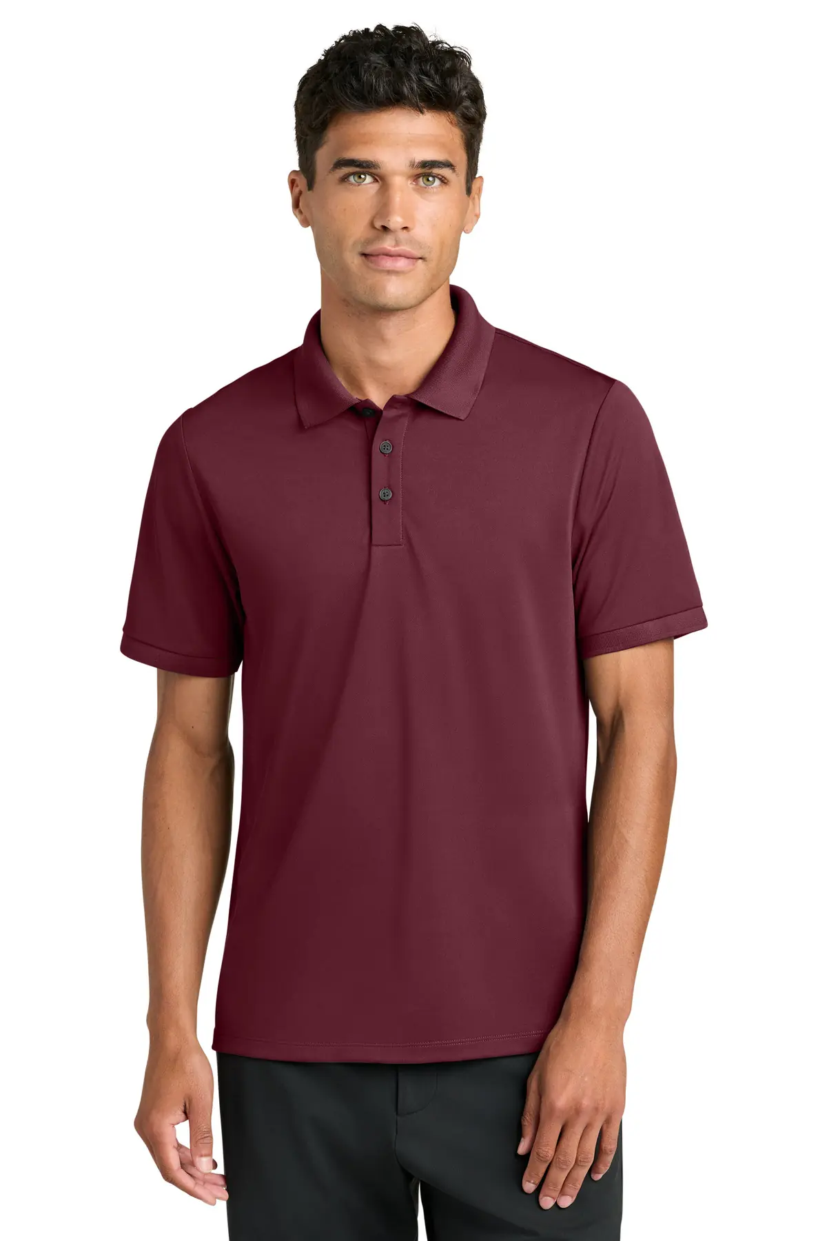 Mercer+Mettle Everyday Performance Polo in Burgundy