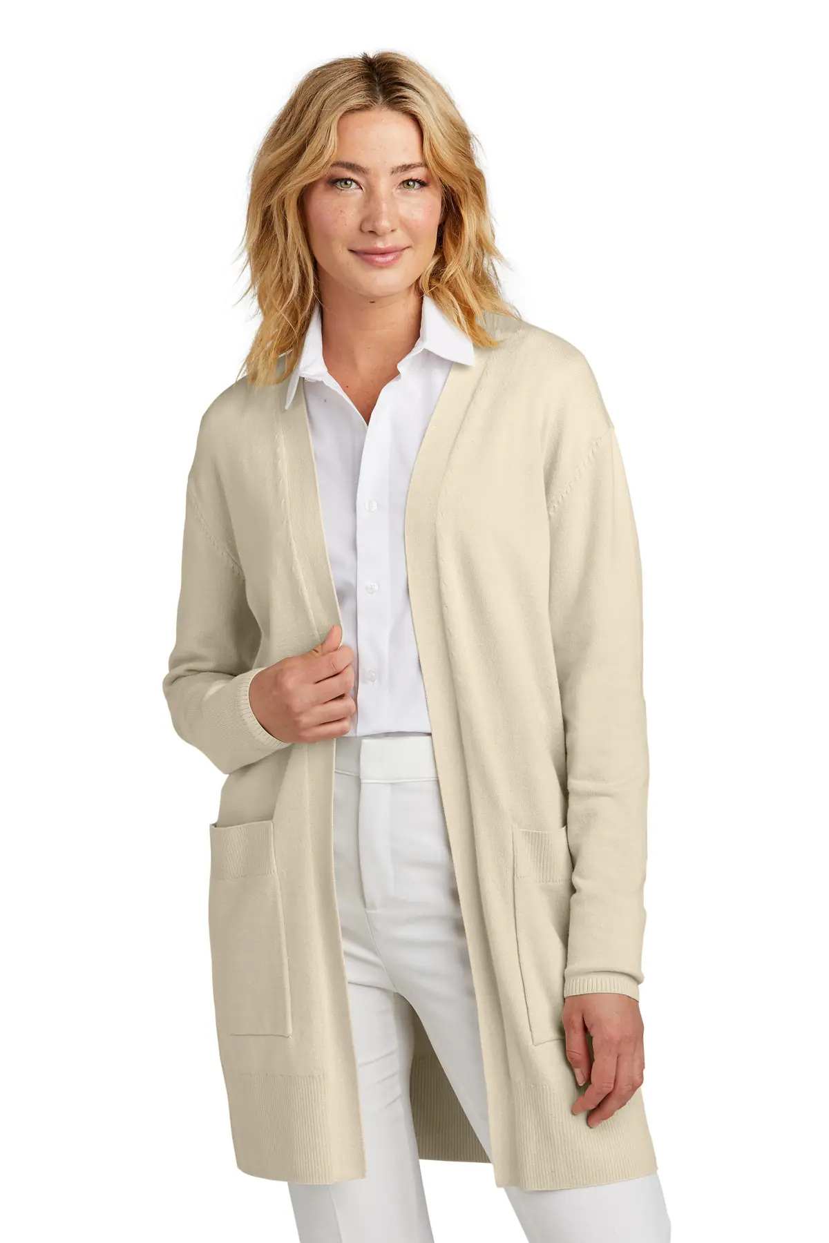 Mercer+Mettle Women's Open-Front Cardigan Sweater in Birch