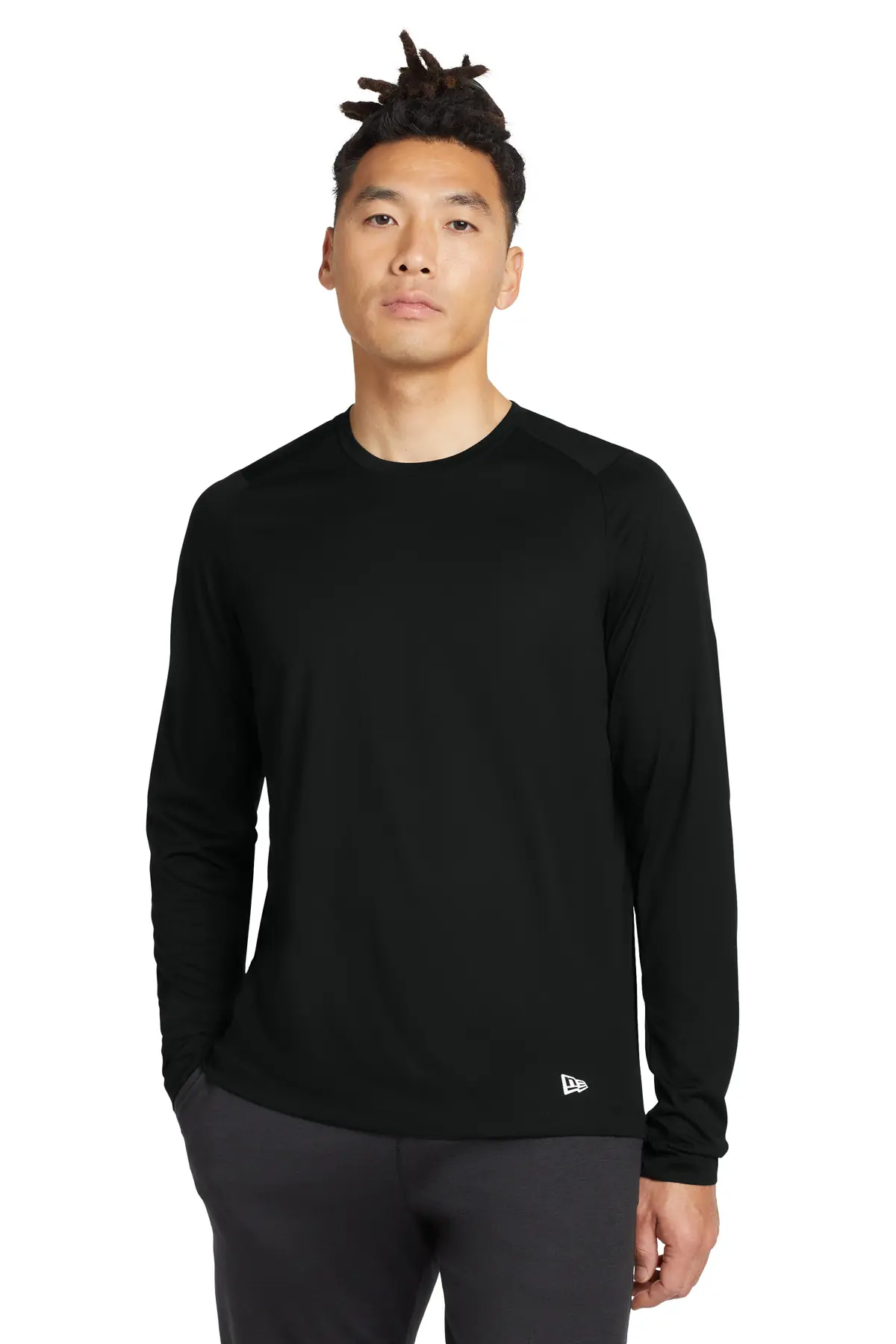 New Era Series Performance Long Sleeve Crew Tee.