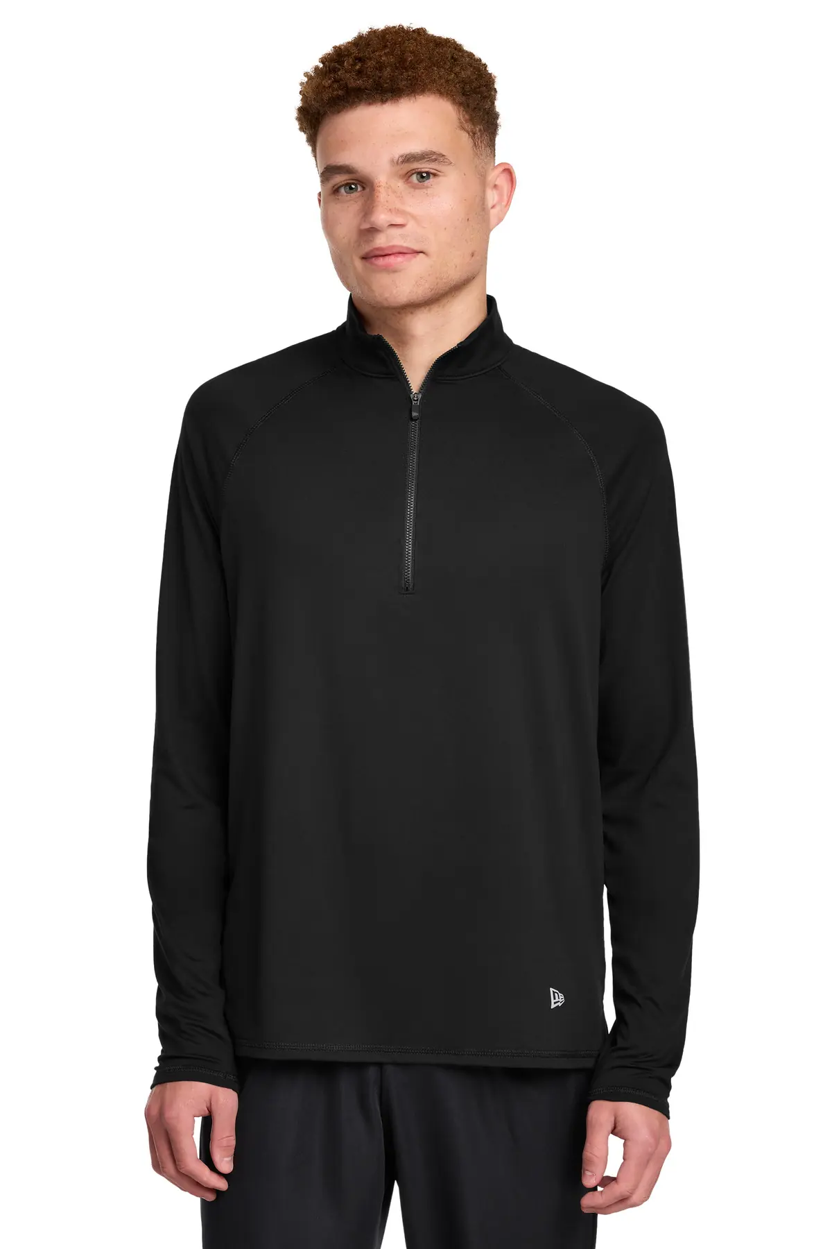 New Era Power 1/2-Zip in Black