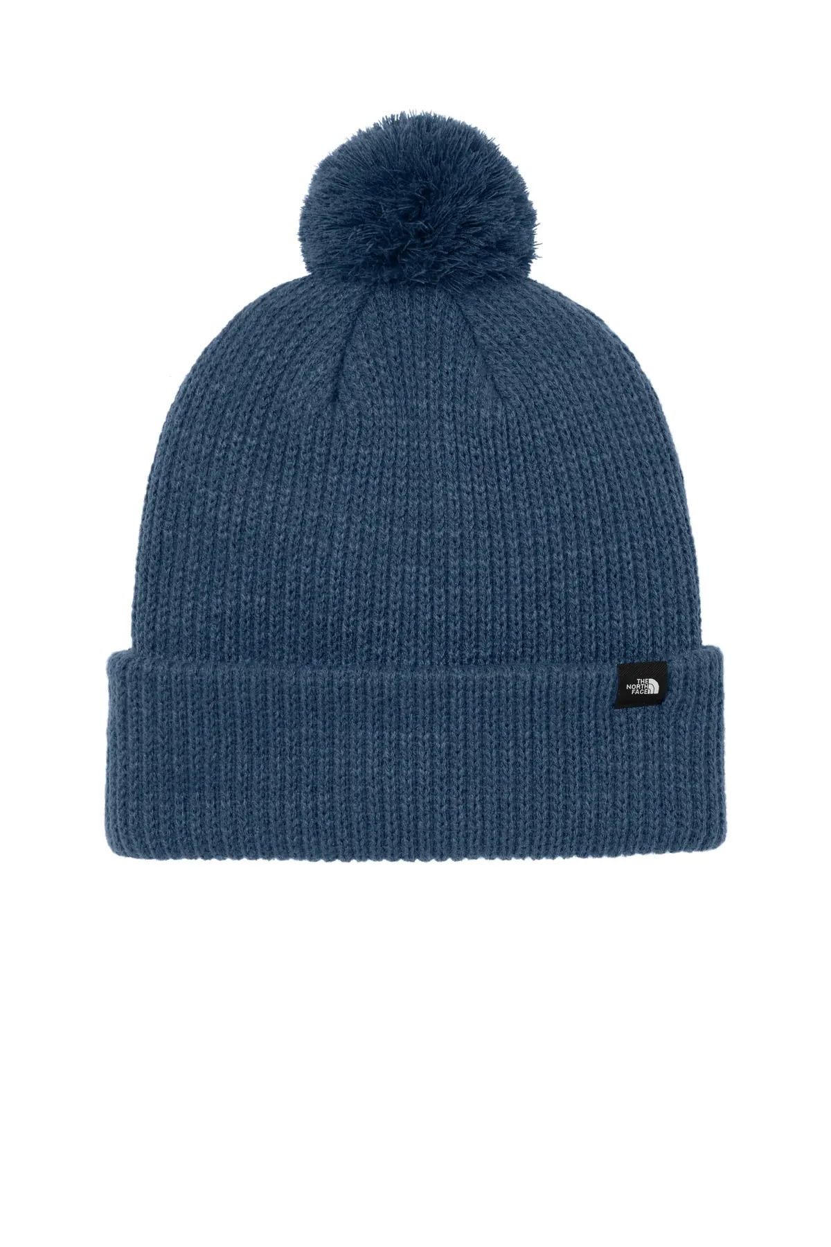 The North Face Pom Beanie in Shady Blue