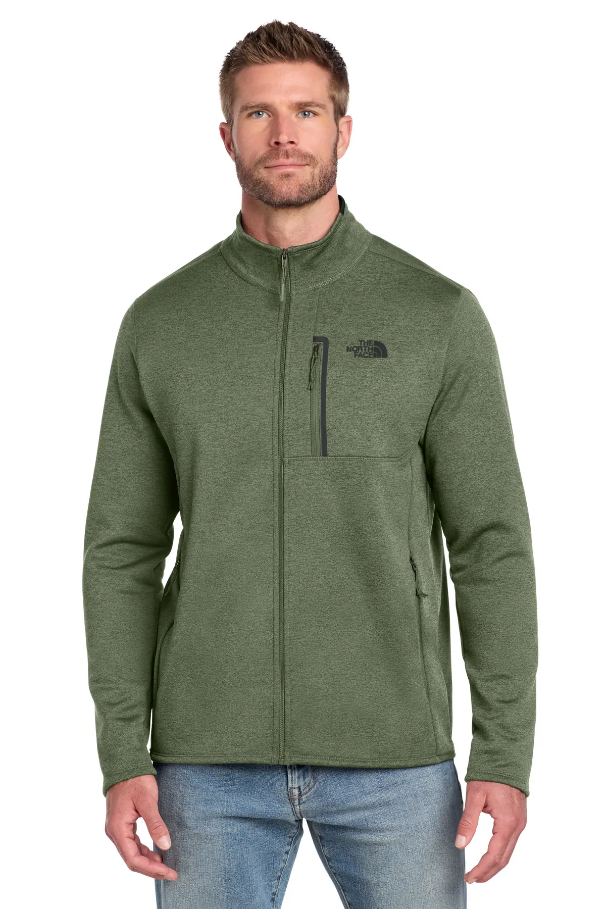 The North Face Skyline Full-Zip Fleece Jacket in Four Leaf Clover Heather
