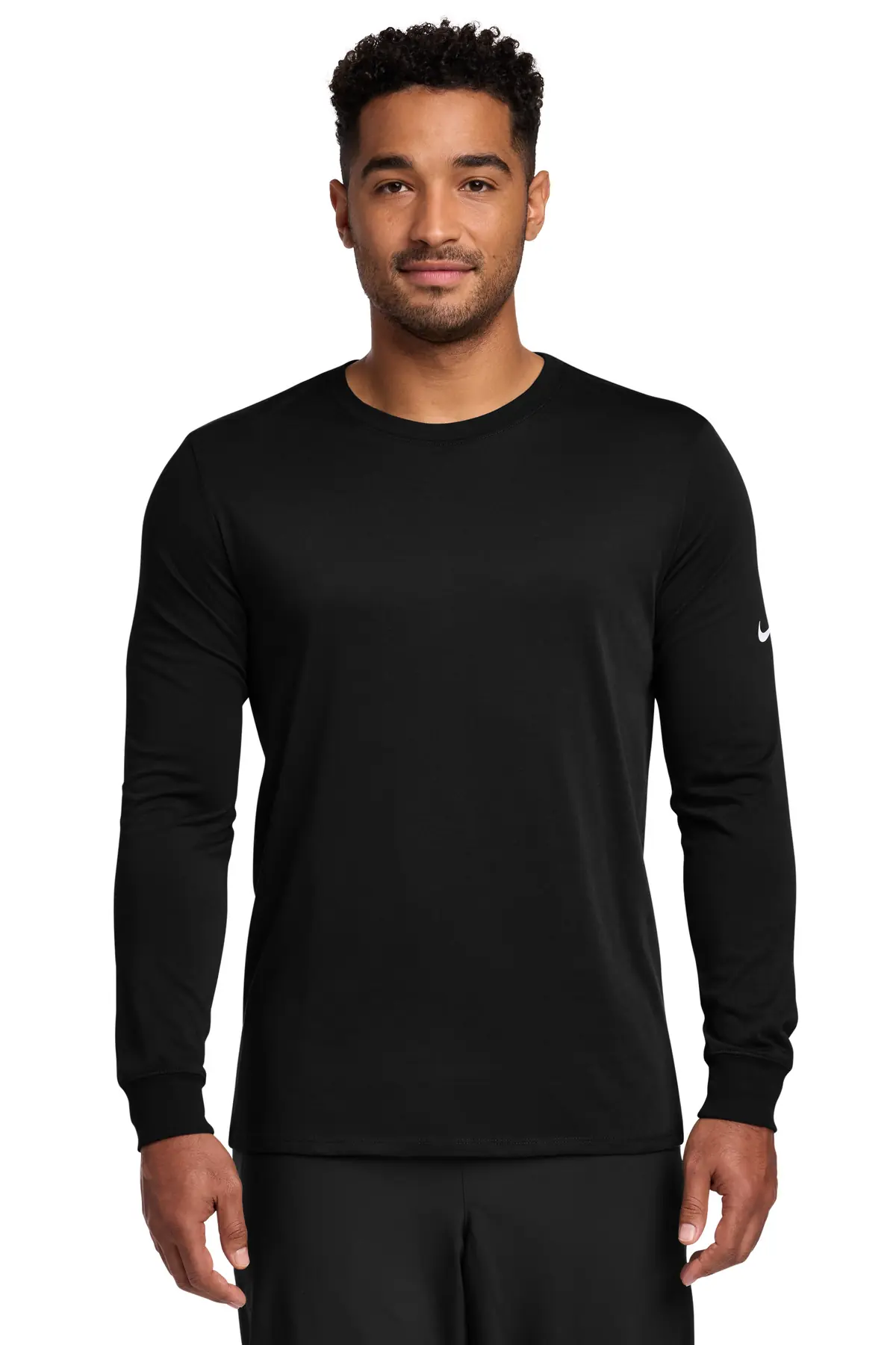 Nike Dri-FIT Cotton/Poly Long Sleeve Tee.