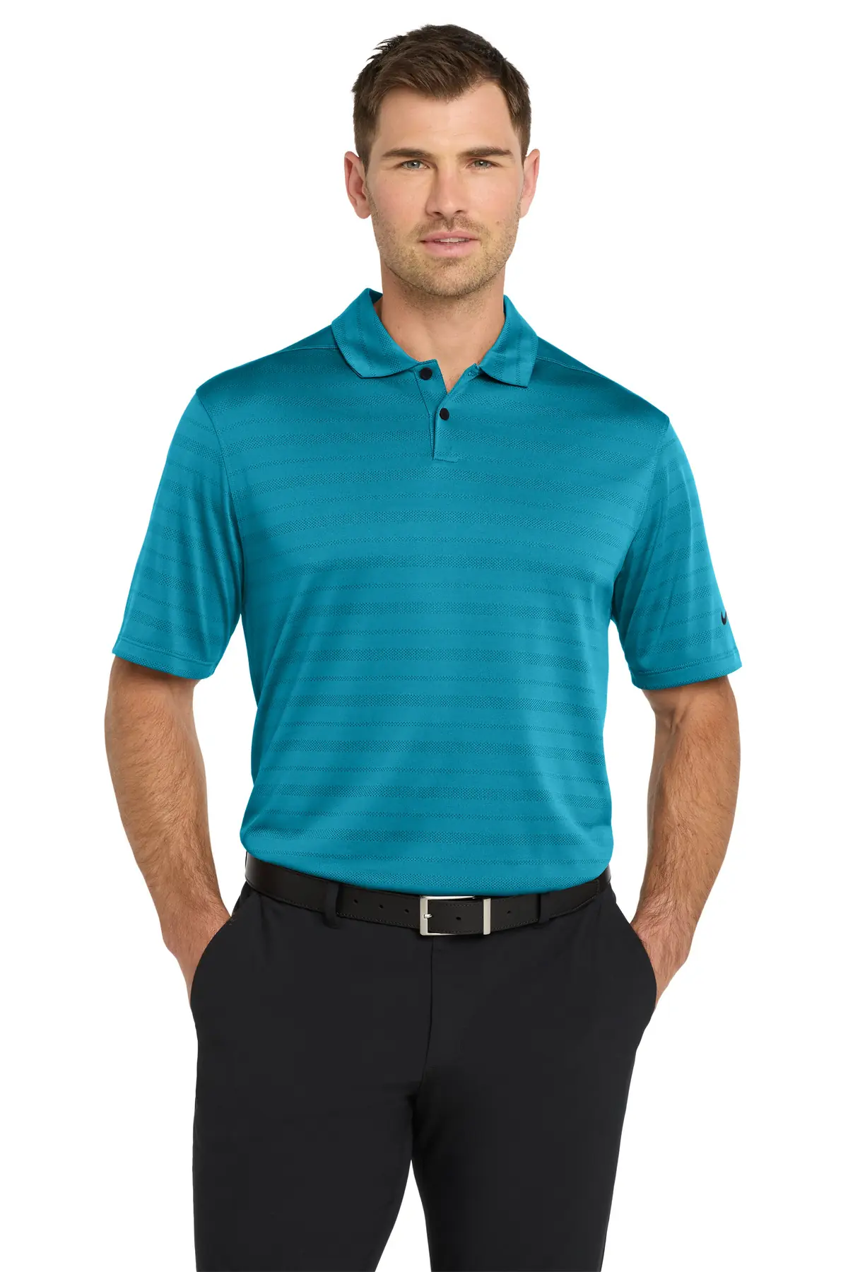Nike Dri-FIT Vapor Jacquard Polo in Marina