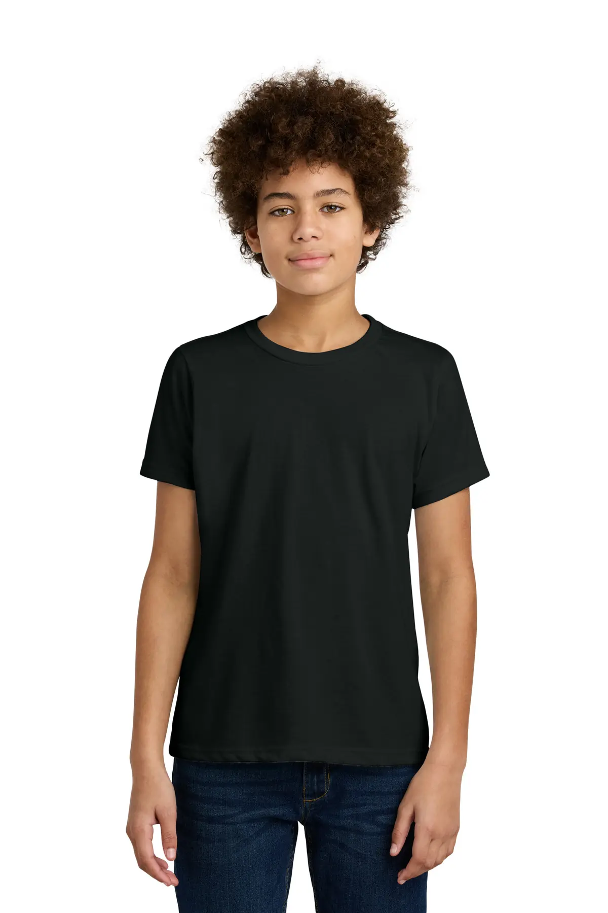 Next Level Apparel Youth CVC Tee in Black