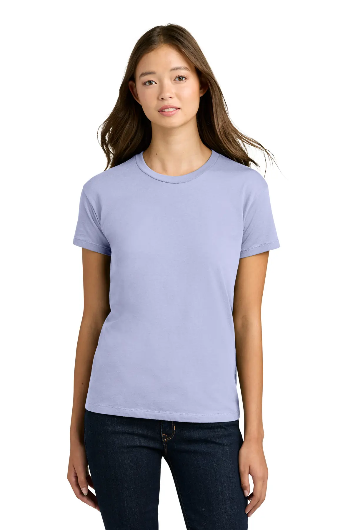 Next Level Apparel Women's Cotton Relaxed Tee in Lavender