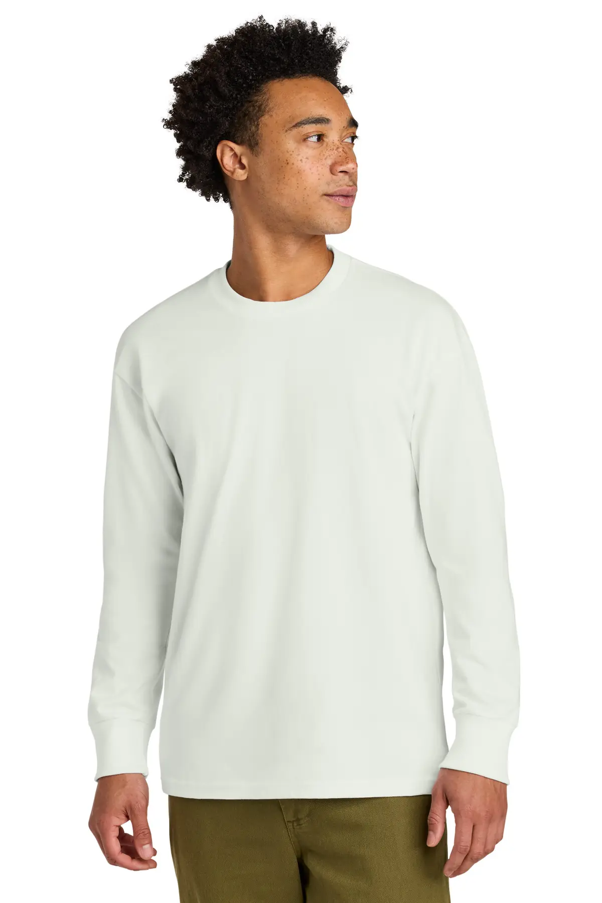Next Level Apparel Heavyweight Long Sleeve Tee in Bone