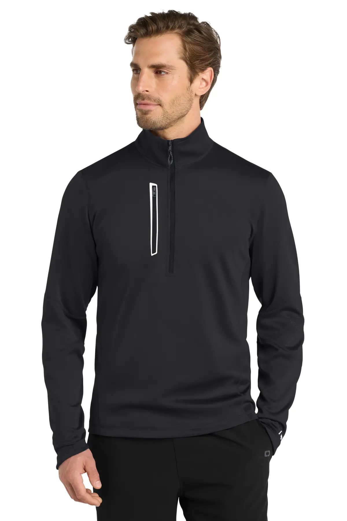 OGIO Fulcrum 1/4-Zip. in Blacktop
