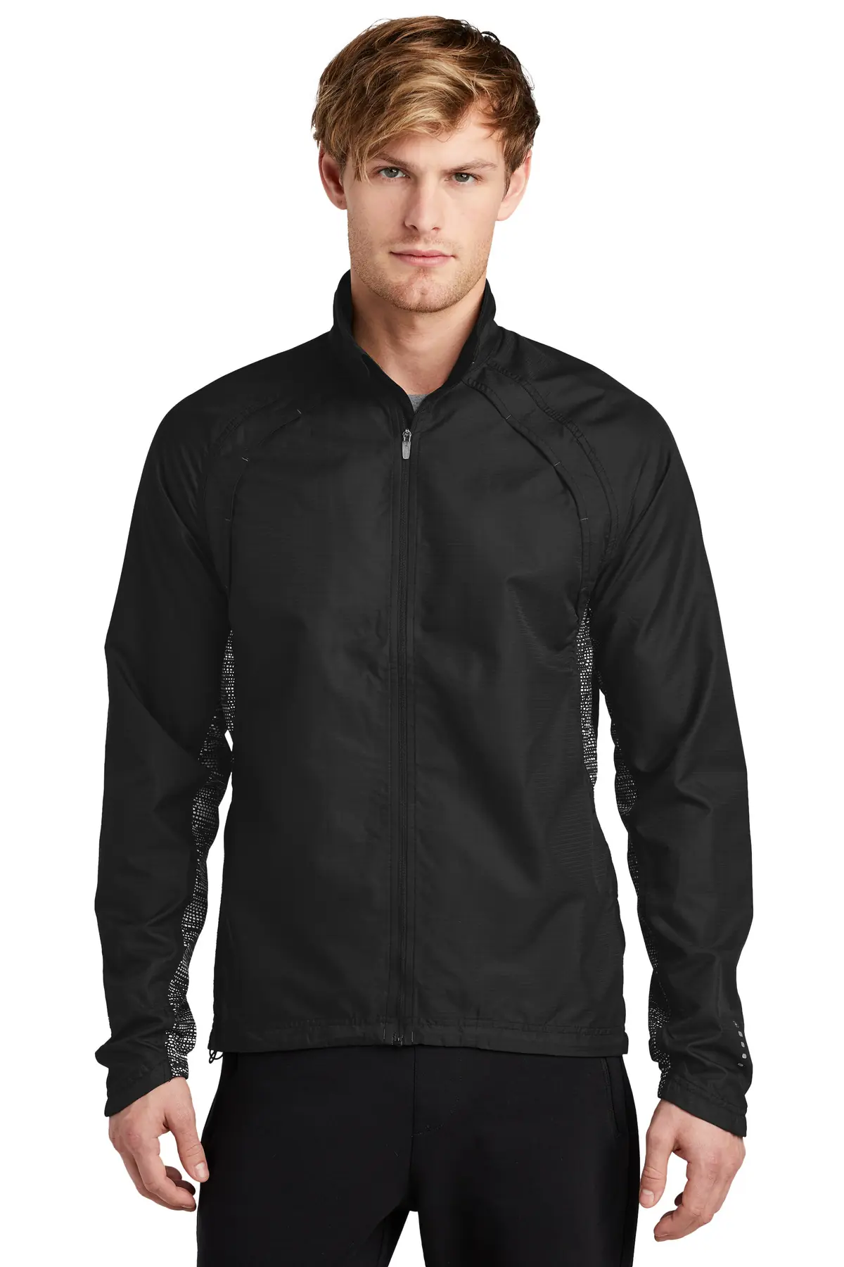 OGIO Trainer Jacket. in Blacktop/ Black/ Reflective