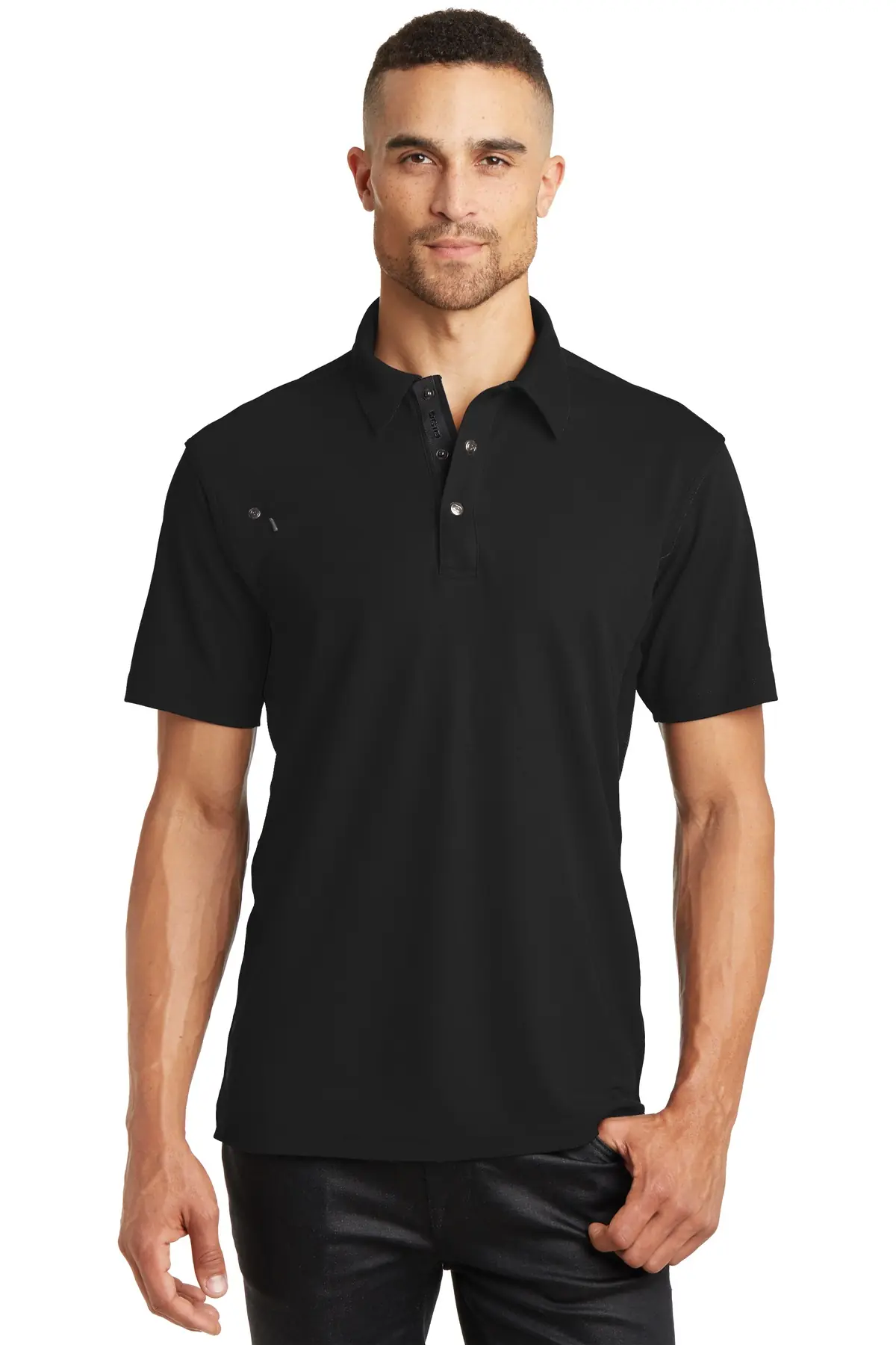 OGIO - Accelerator Polo. in Blacktop/ Blacktop