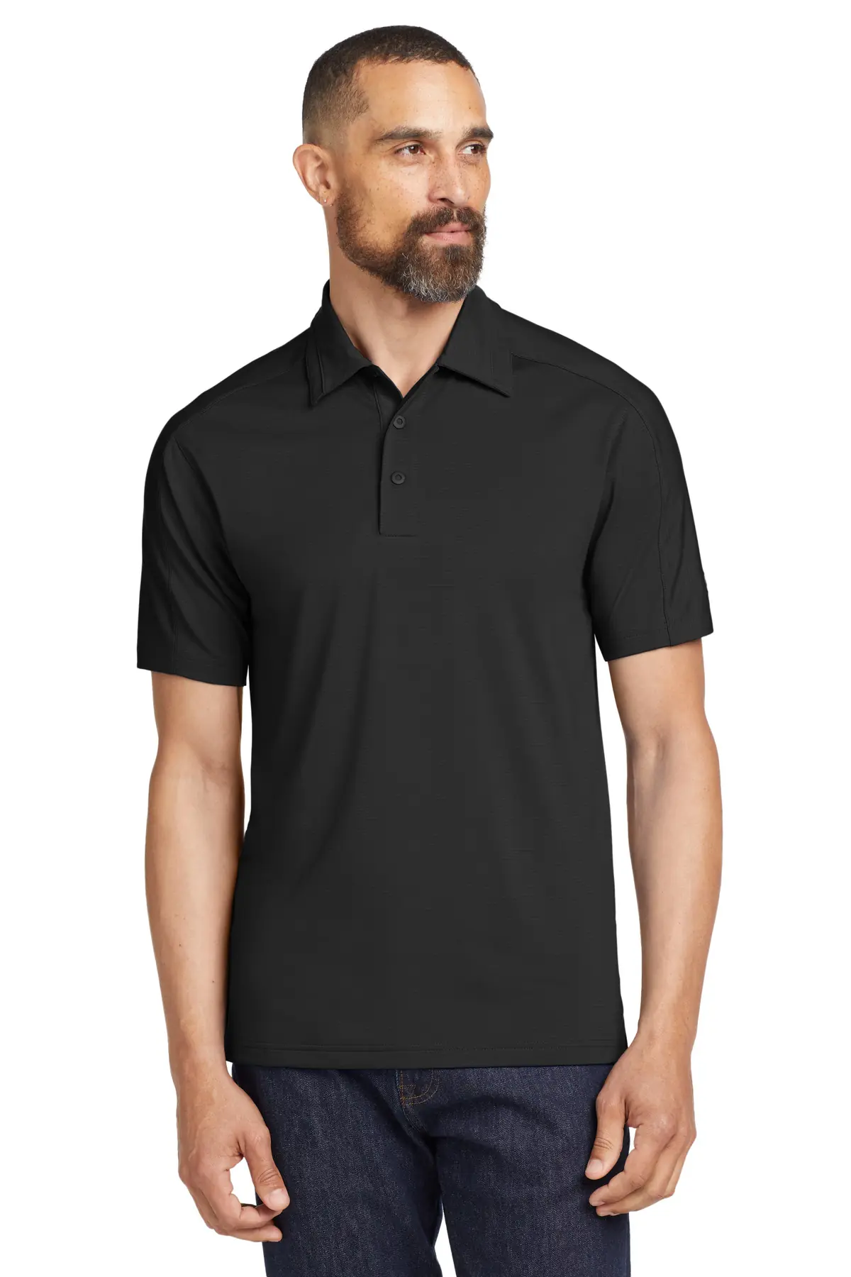 OGIO Linear Polo. in Blacktop