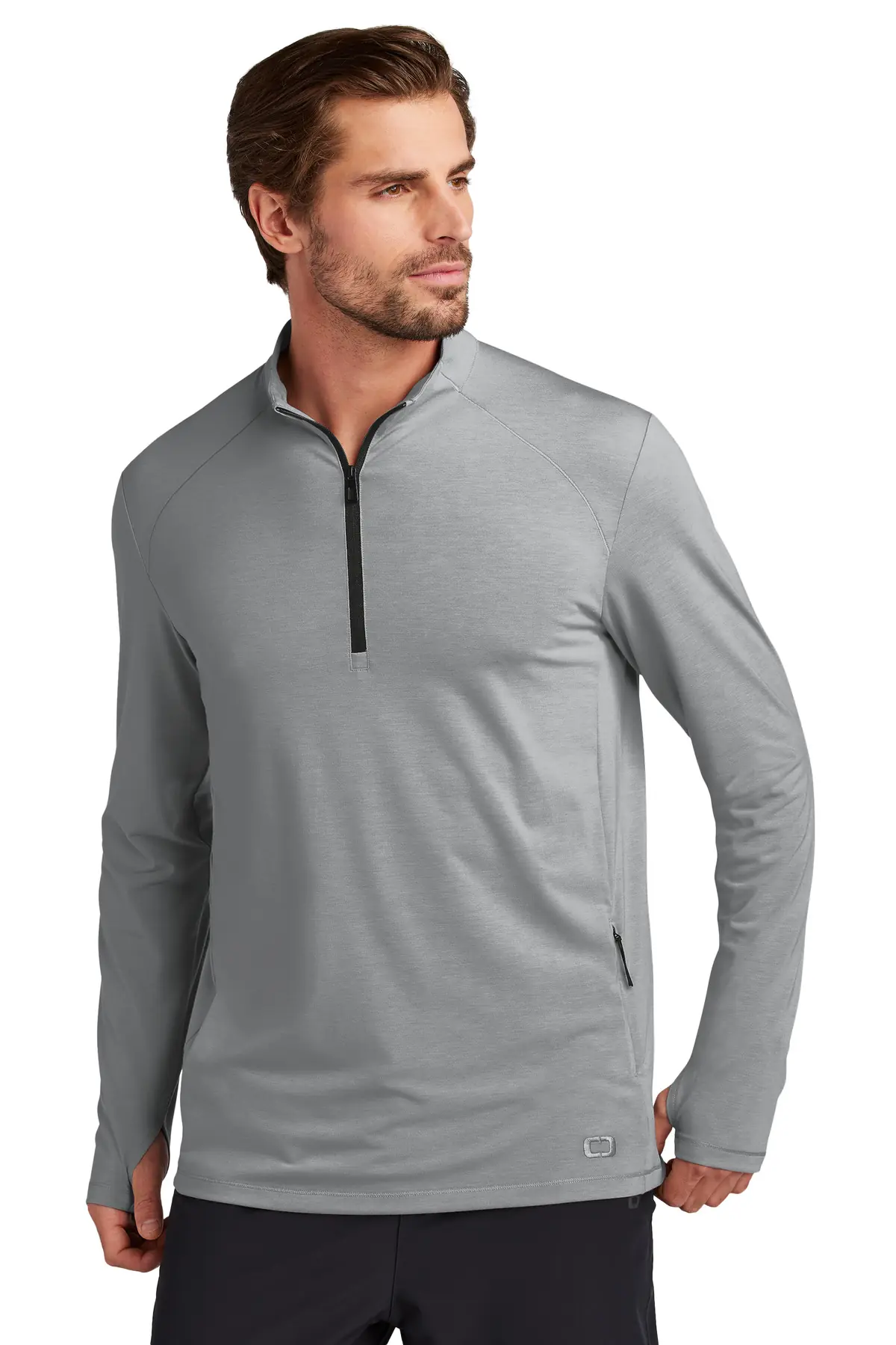 OGIO Motion 1/4-Zip in Greystone