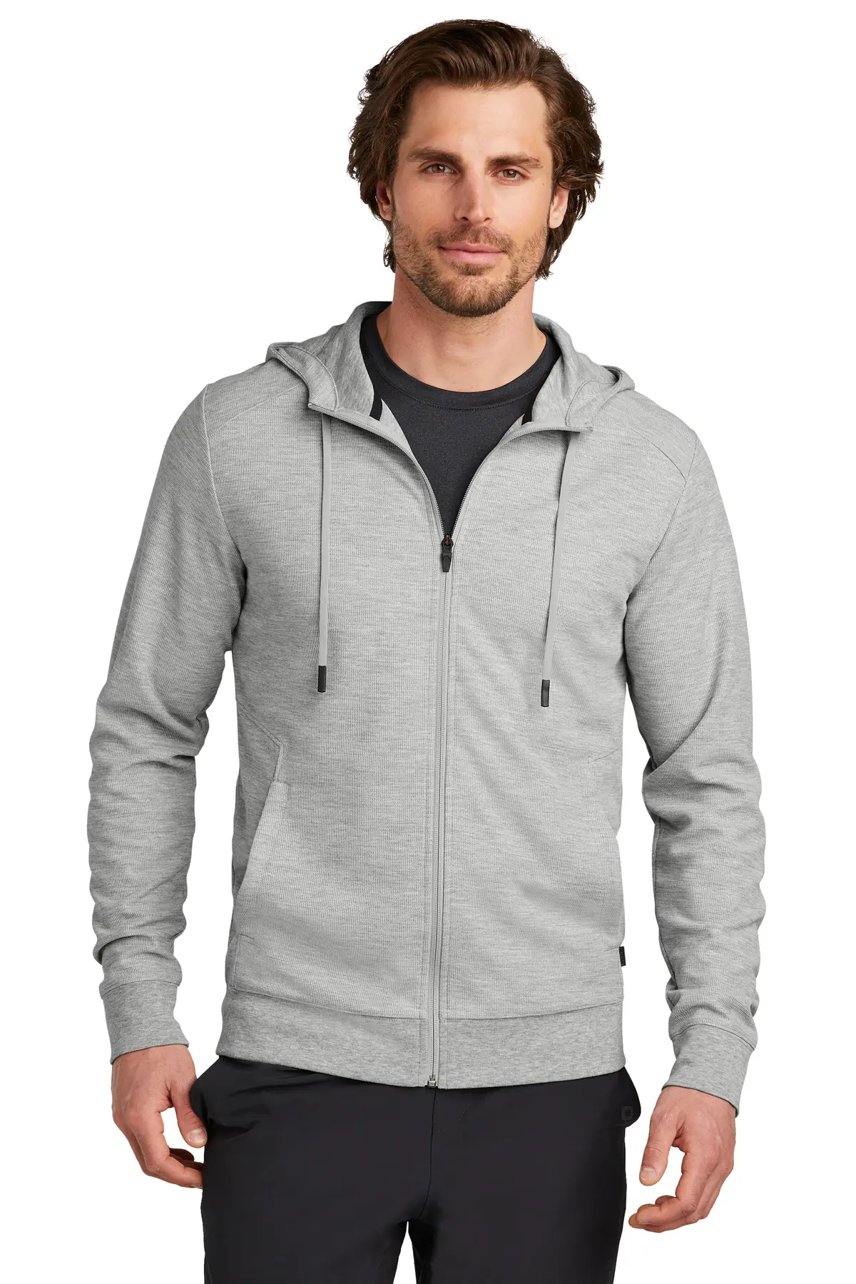 OGIO Revive Full-Zip in Light Heather Grey