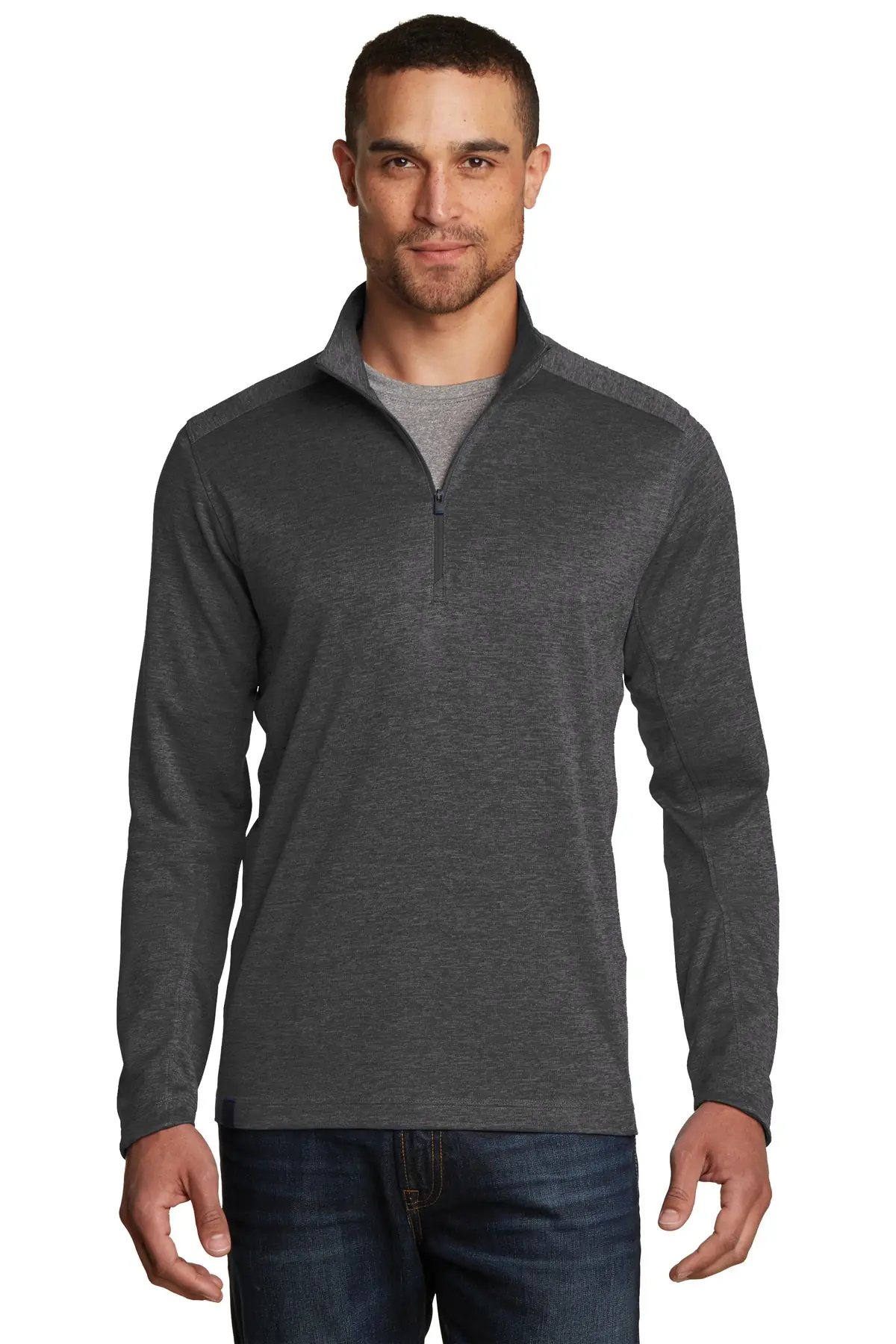 OGIO Pixel 1/4-Zip. in Blacktop