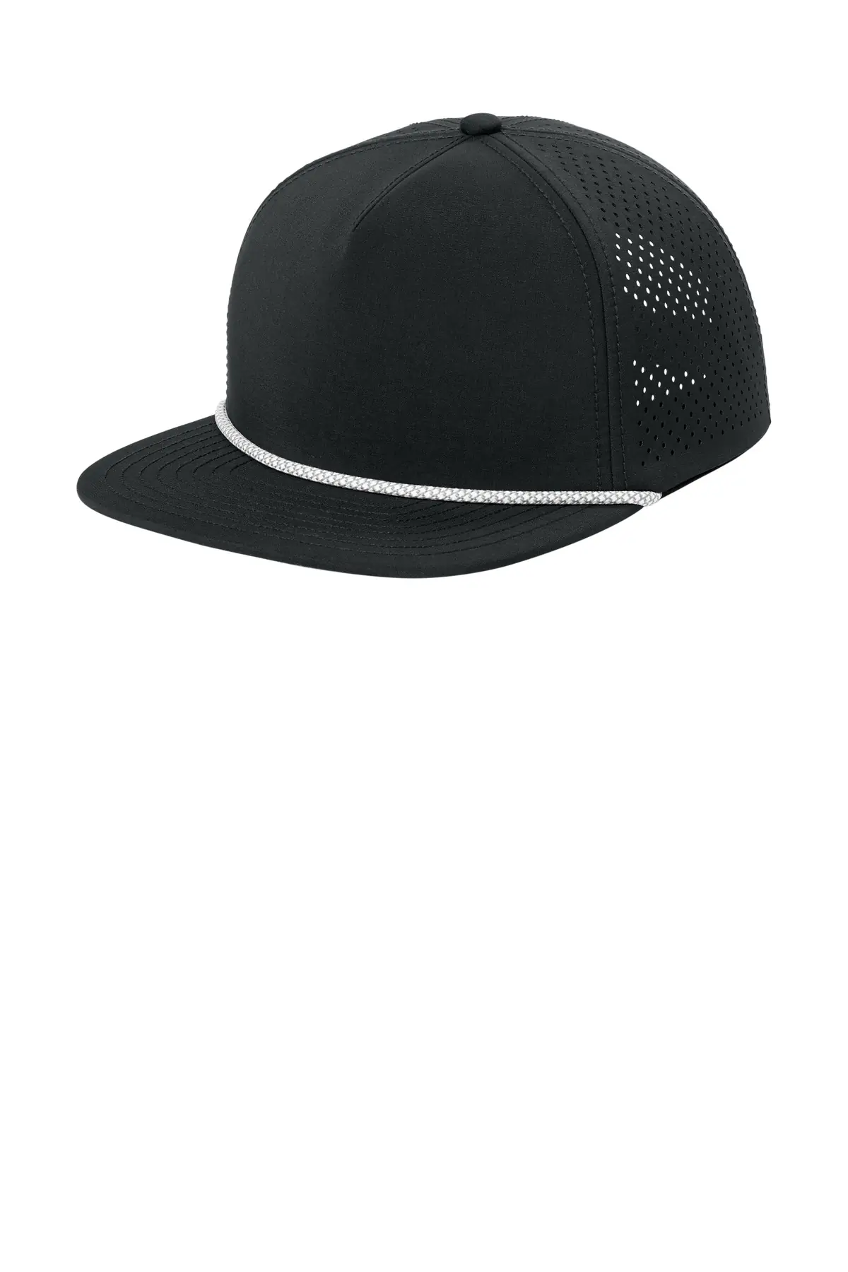 OGIO 5-Panel Rope Performance Cap in Blacktop
