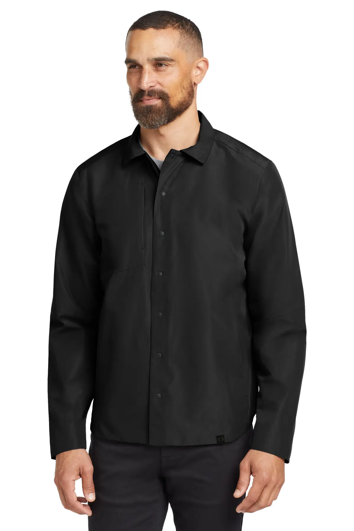 OGIO Reverse Shirt Jacket. in Blacktop