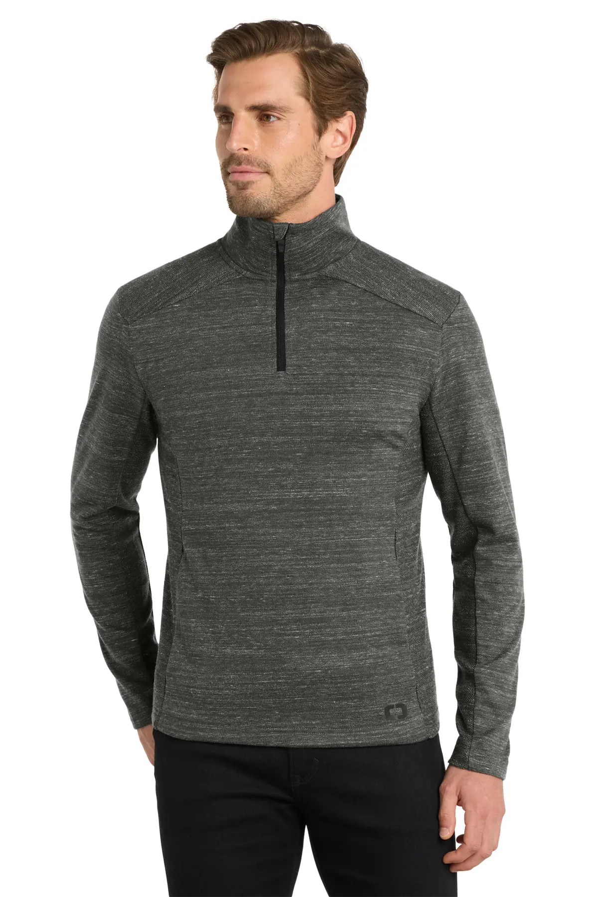 OGIO Flux 1/4-Zip in Tarmac Grey Heather