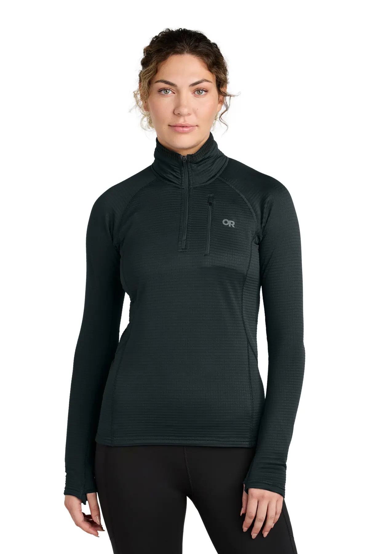 Outdoor Research LIMITED EDITION Outdoor Research Women's Tech Grid 1/4-Zip Fleece in Black