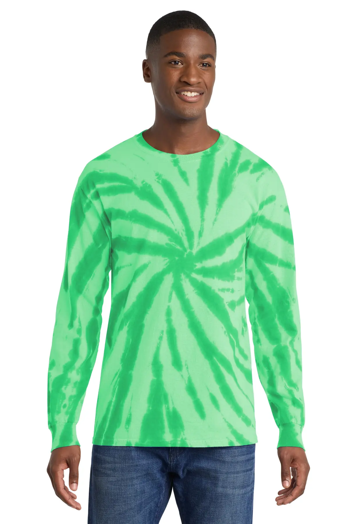 Port & Co Tie-Dye Long Sleeve Tee.