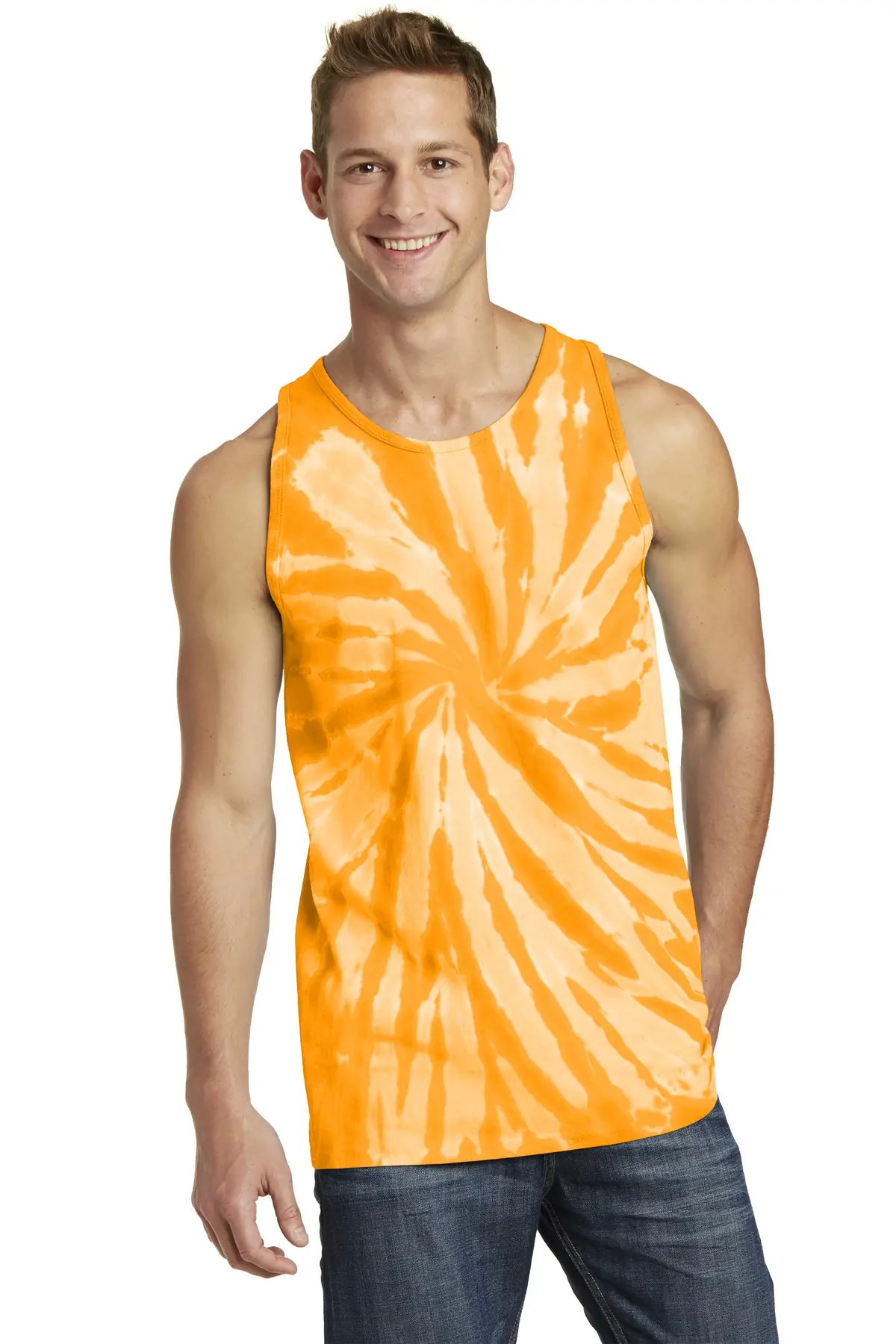 Port & Co Tie-Dye Tank Top.