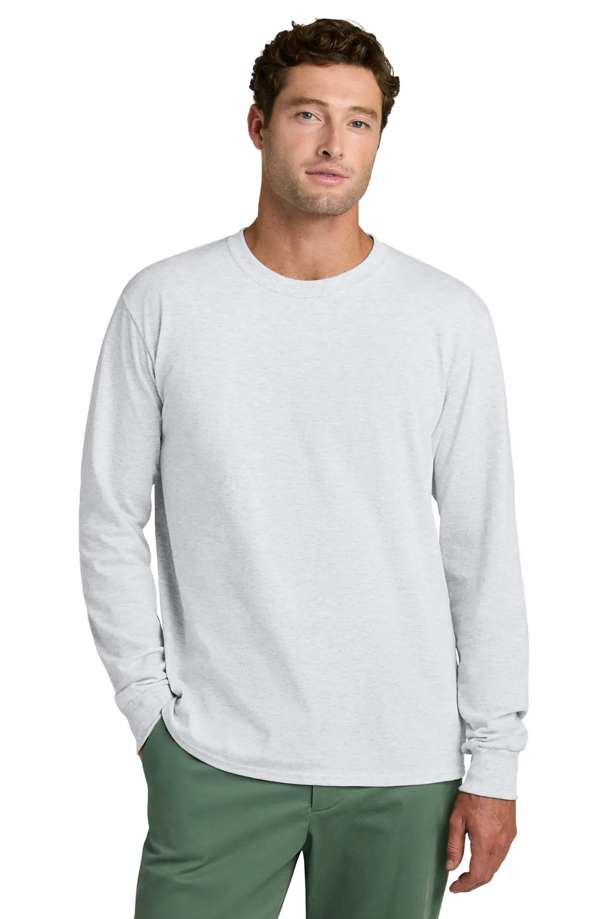 Port & Co Long Sleeve Core Cotton Tee.
