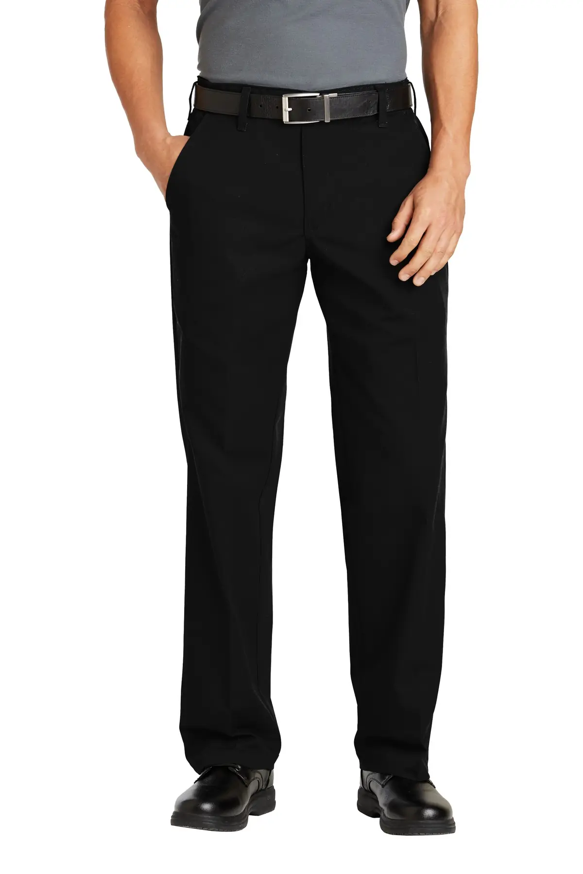 Red Kap Elastic Insert Pant. in Black